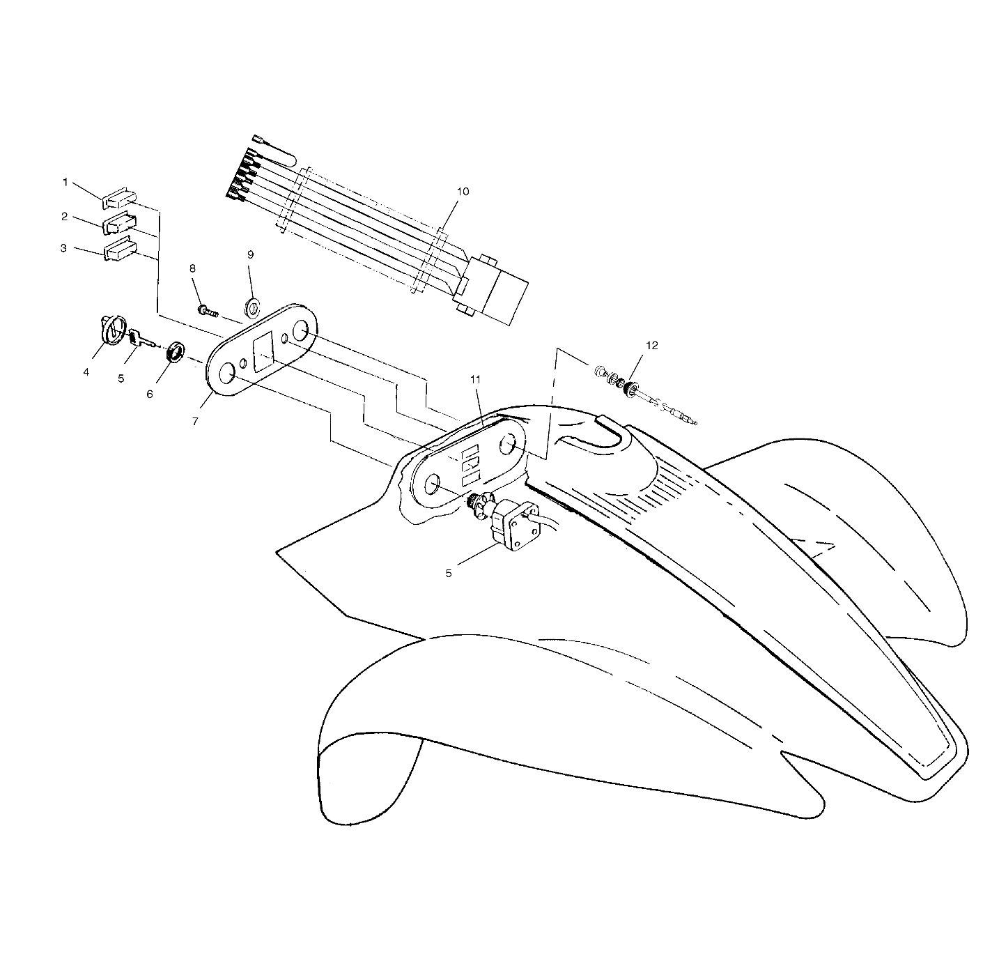 Foto diagrama Polaris que contem a peça 7080920