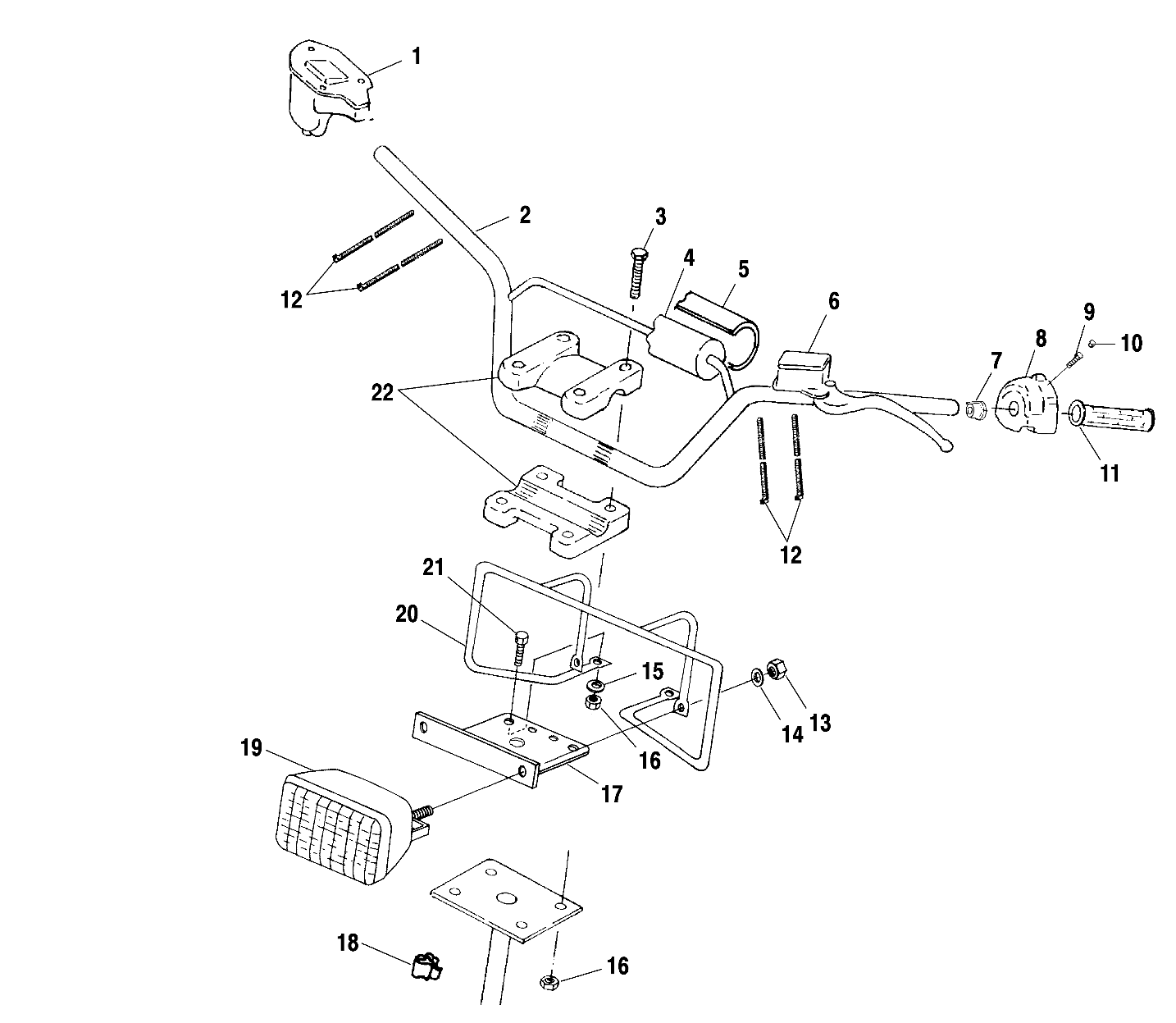 HANDLEBAR/HEADLIGHT