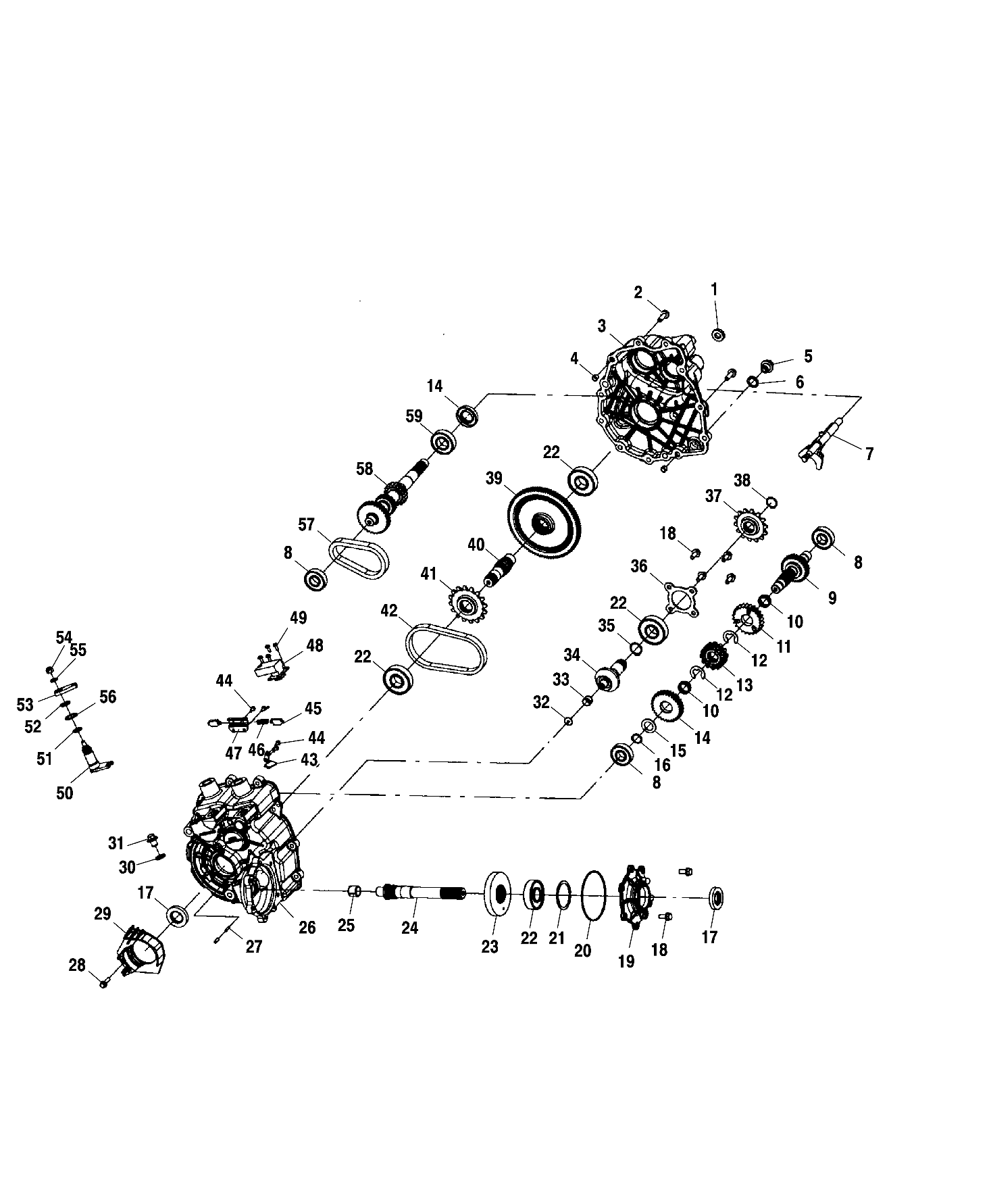 Part Number : 1341382 GEARCASE-ASM HR CDS