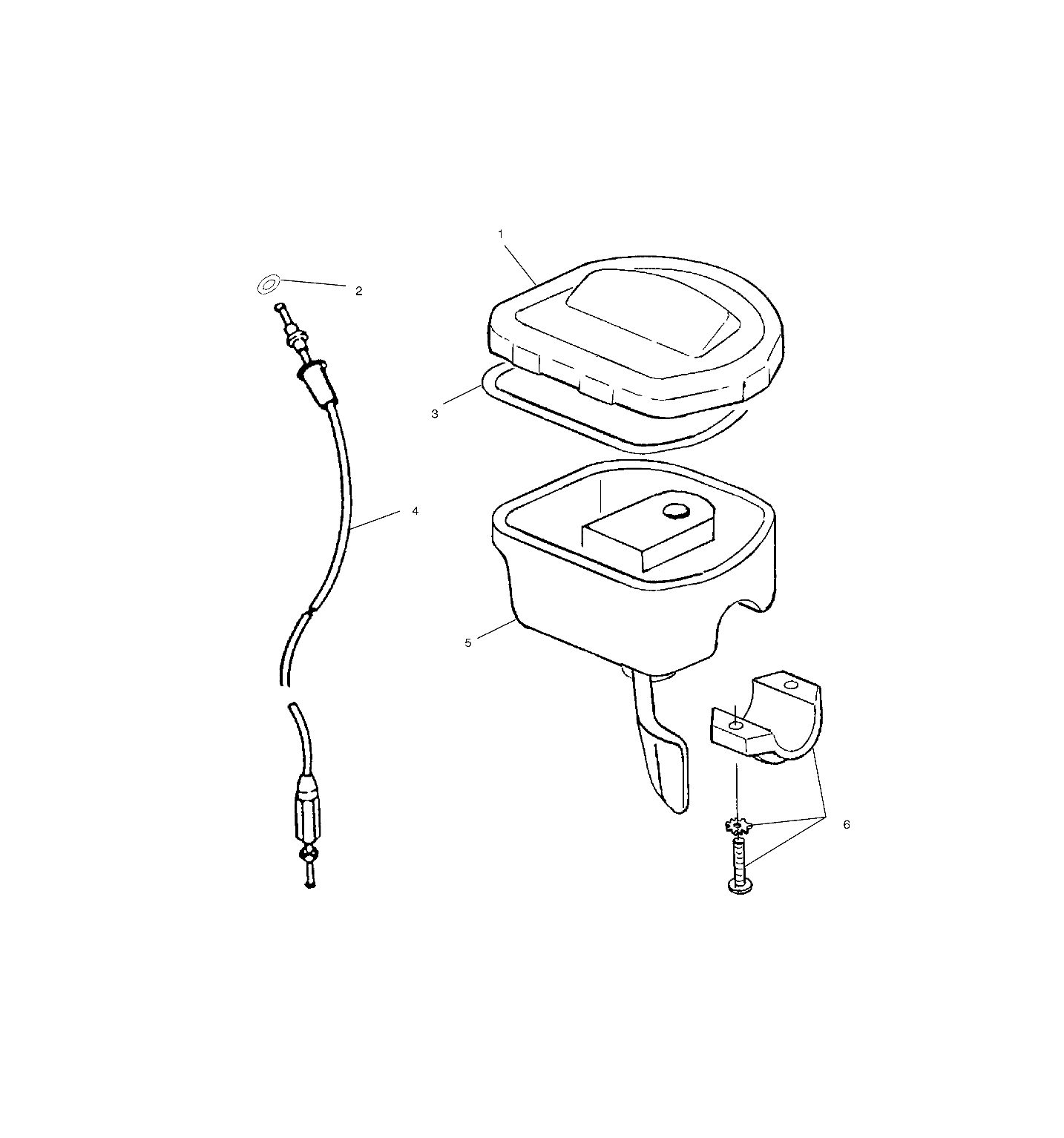 Part Number : 2010203 THROTTLE CONTROL HOBBS 2X4