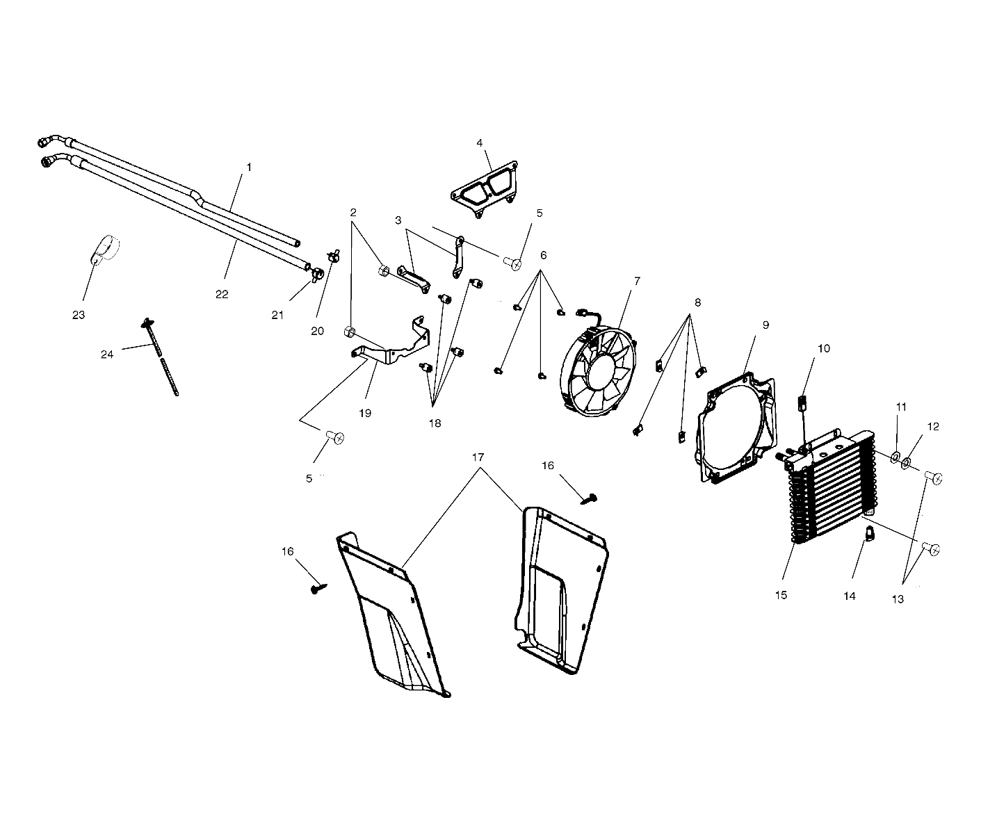 Foto diagrama Polaris que contem a peça 5242924-067