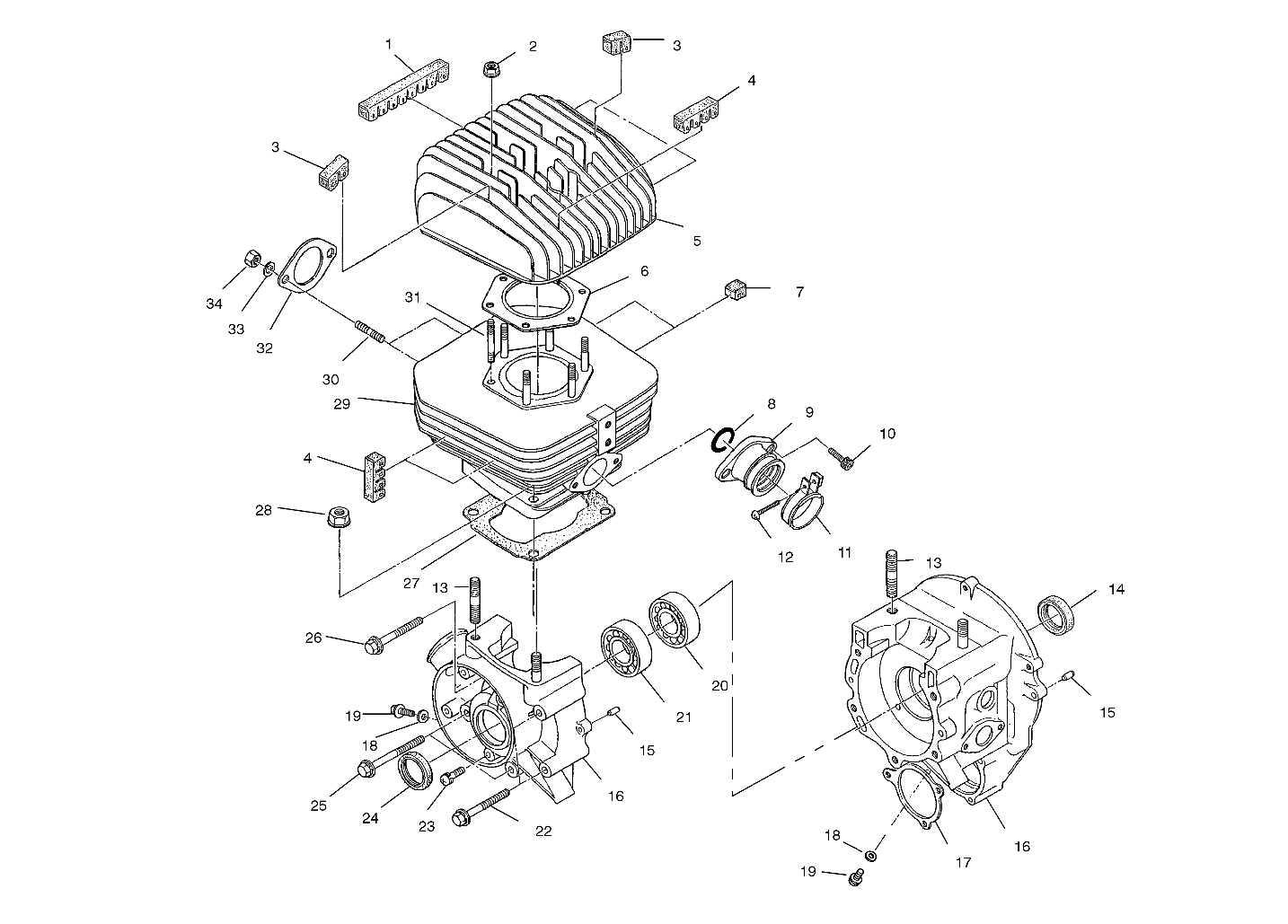 Part Number : 3087048 ASM-CRANKCASE