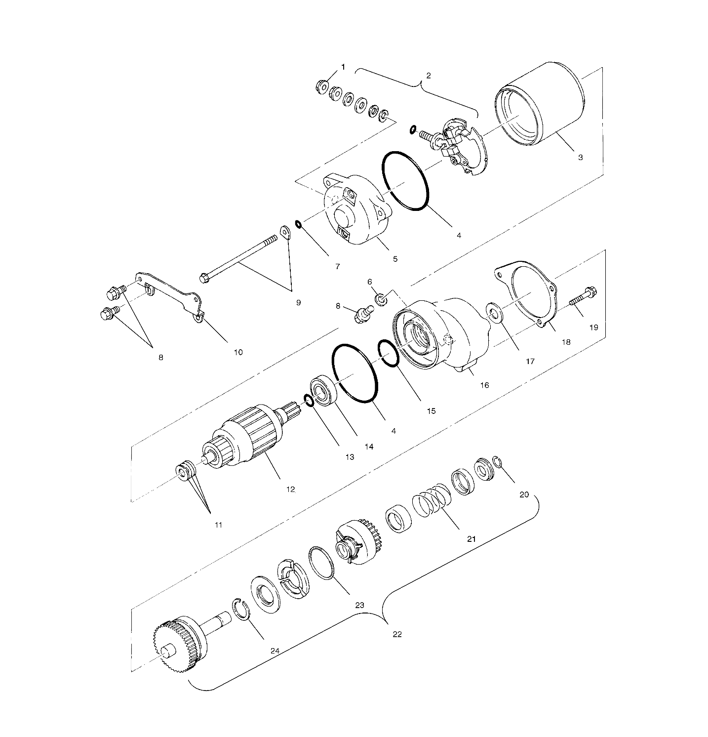 Part Number : 3087030 ASM-GEAR SHAFT