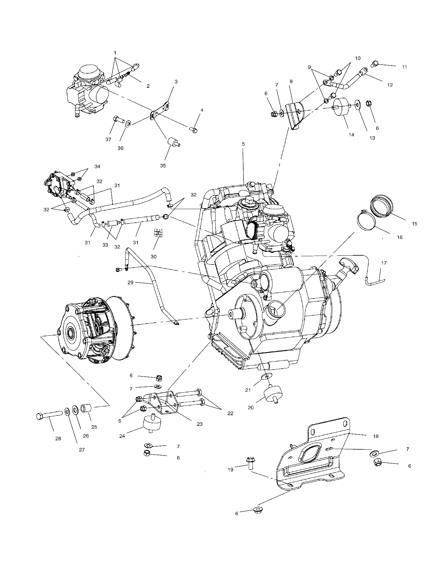 Foto diagrama Polaris que contem a peça 5243720-067