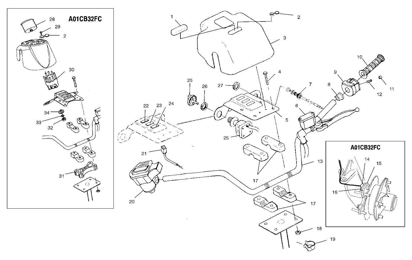 Foto diagrama Polaris que contem a peça 4010262