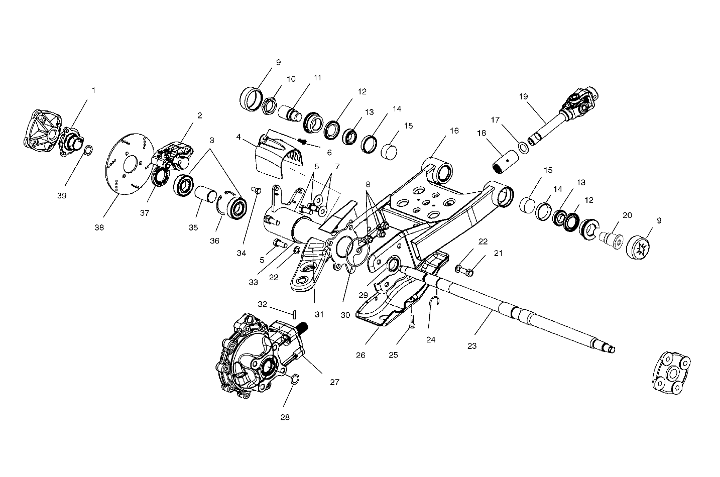 Foto diagrama Polaris que contem a peça 5132152