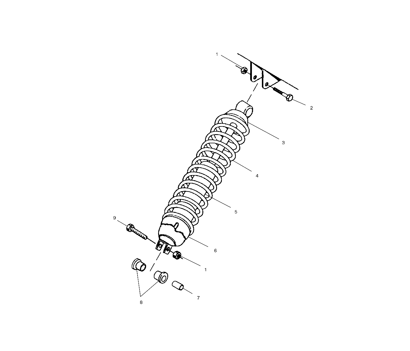 Foto diagrama Polaris que contem a peça 7041890