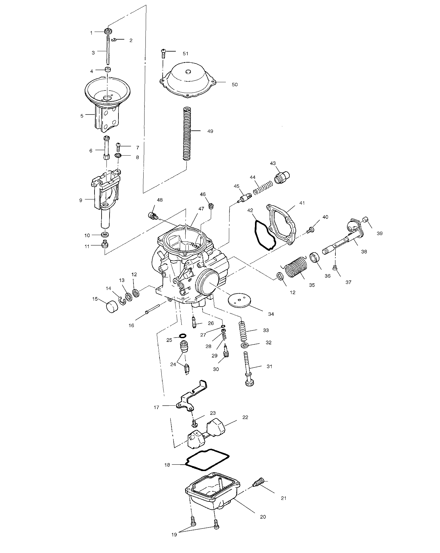 Foto diagrama Polaris que contem a peça 3131147