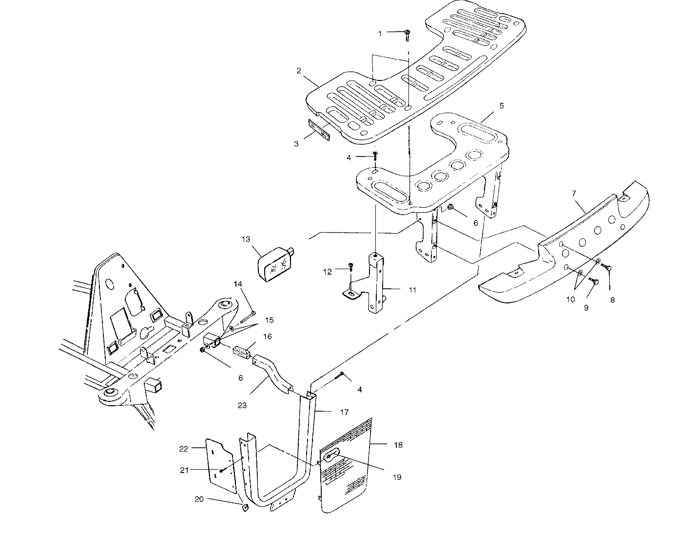 Foto diagrama Polaris que contem a peça 5431814