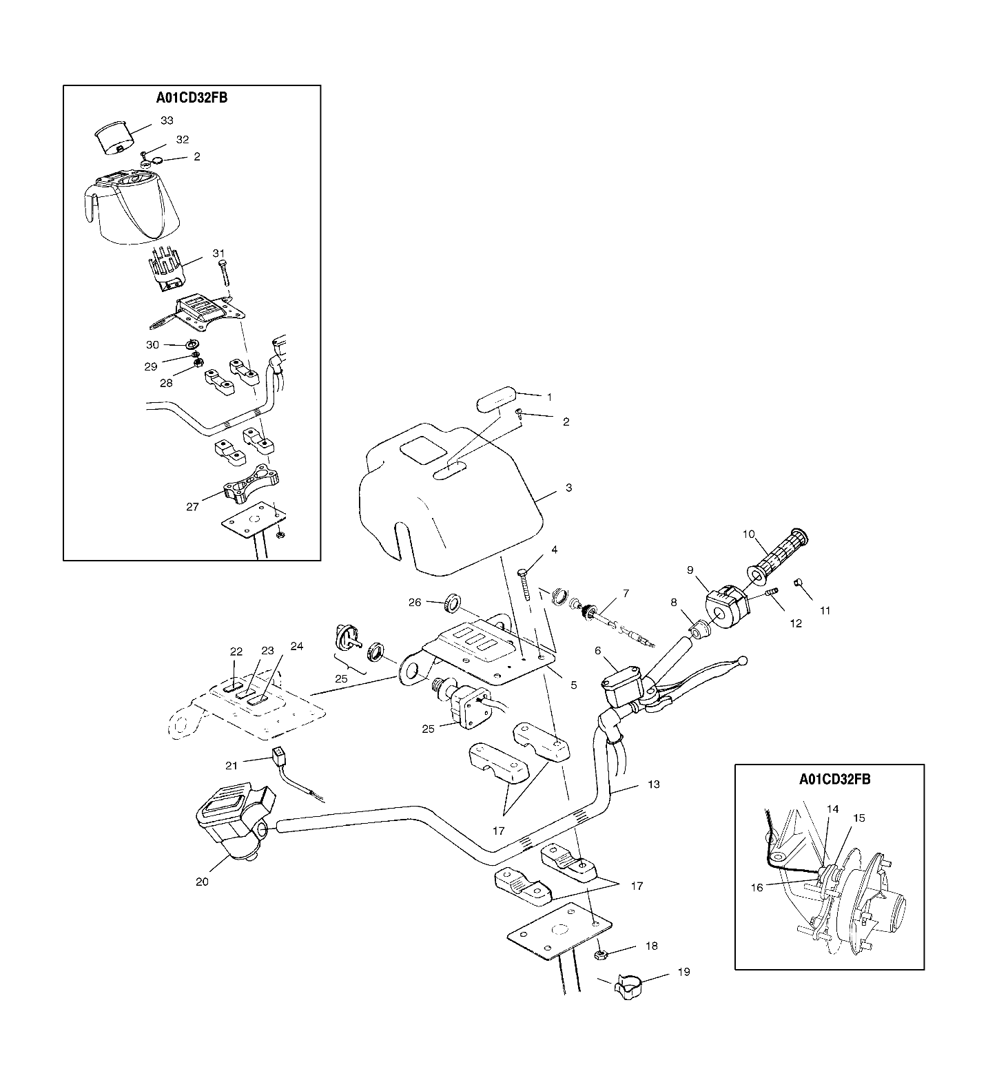 Foto diagrama Polaris que contem a peça 3280345