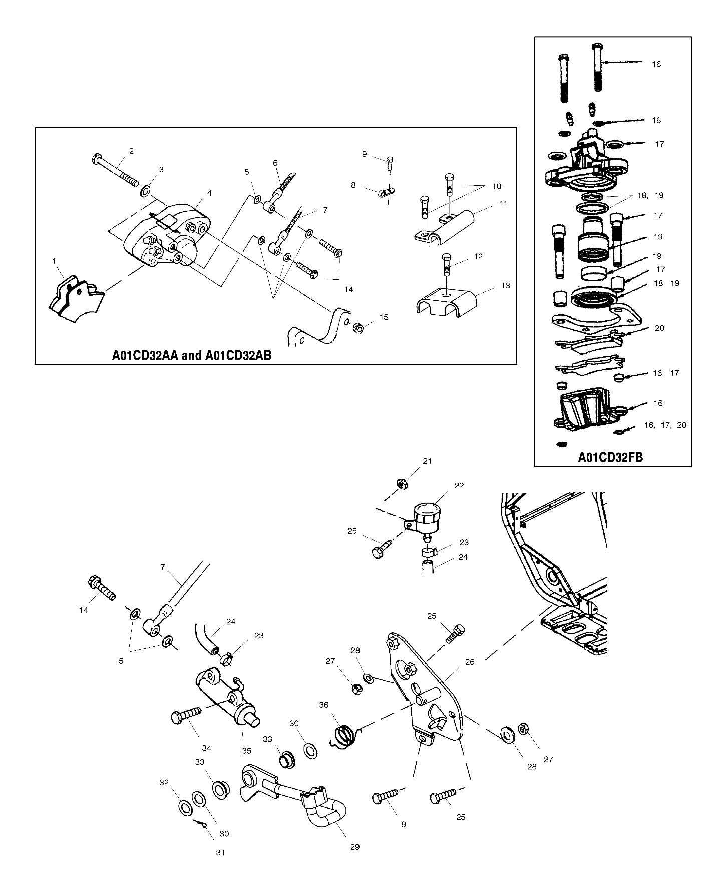 Part Number : 2201870 SLIDE BOLT KIT