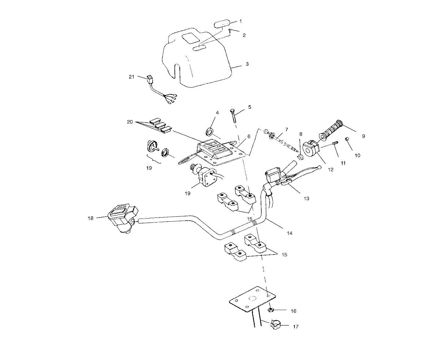 Part Number : 4010390 SWITCH-IGNITION KEYSTART ATV