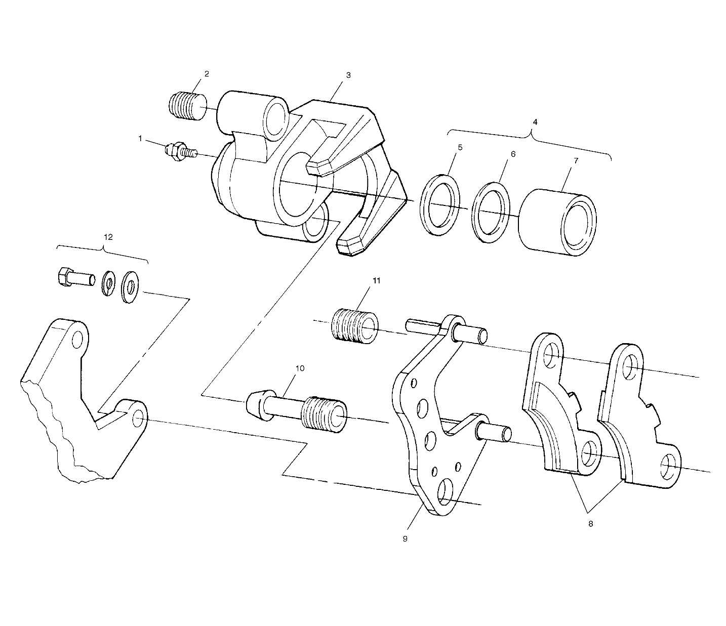 Part Number : 5132961 CALIPER-BRAKE MACH RH .187PORT