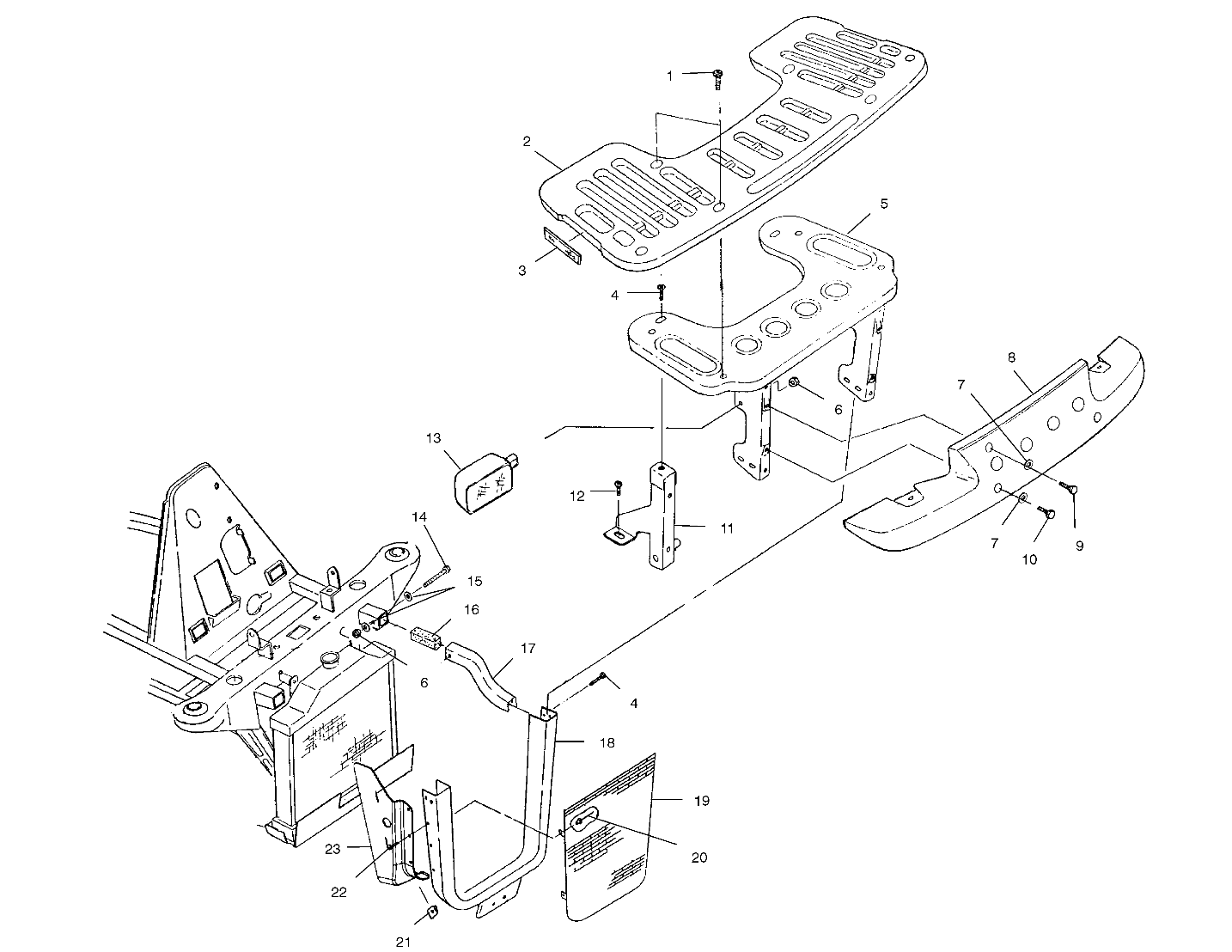 Foto diagrama Polaris que contem a peça 5433315