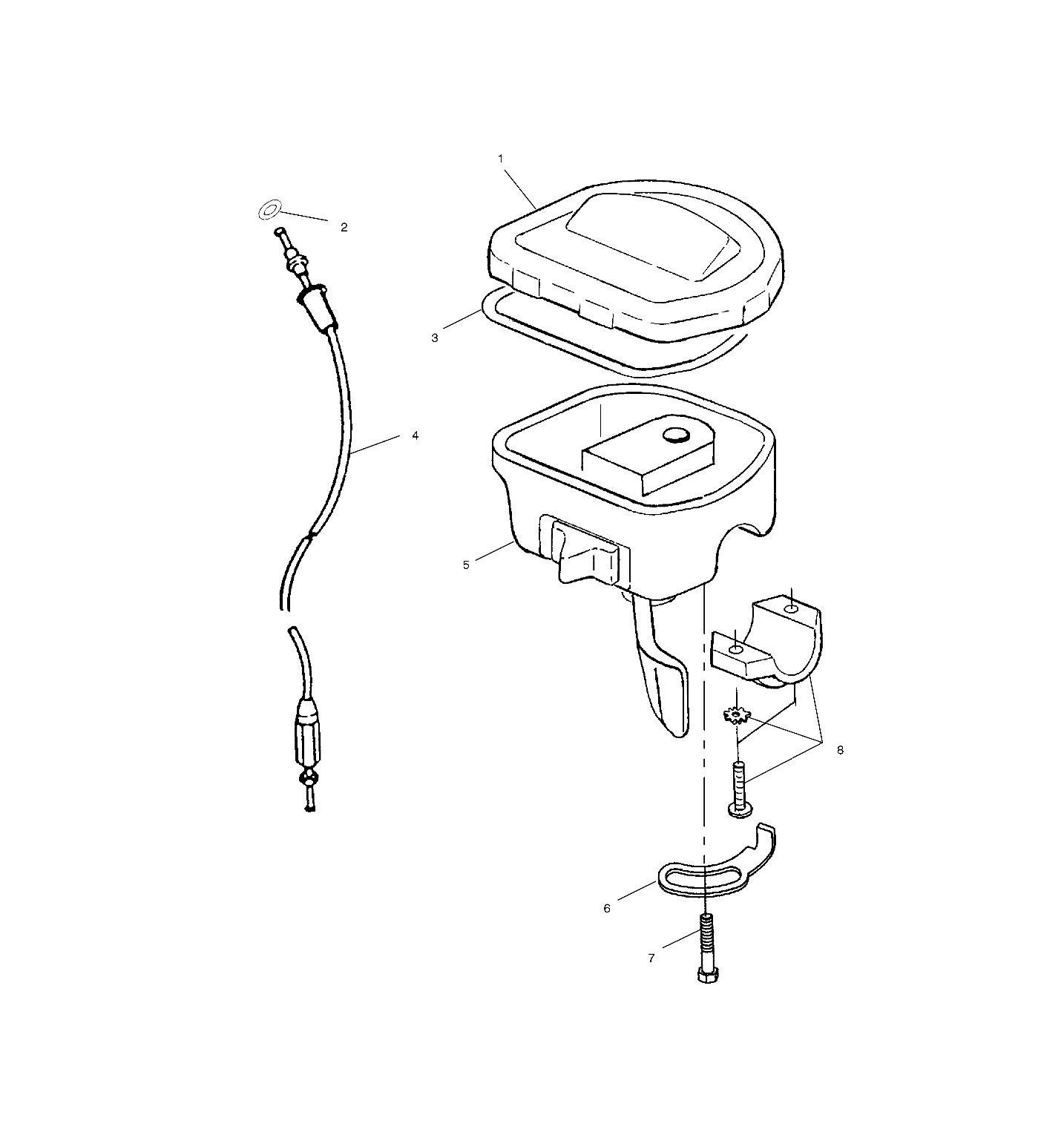 Part Number : 5245134 BRKT-THROTTLE STOP