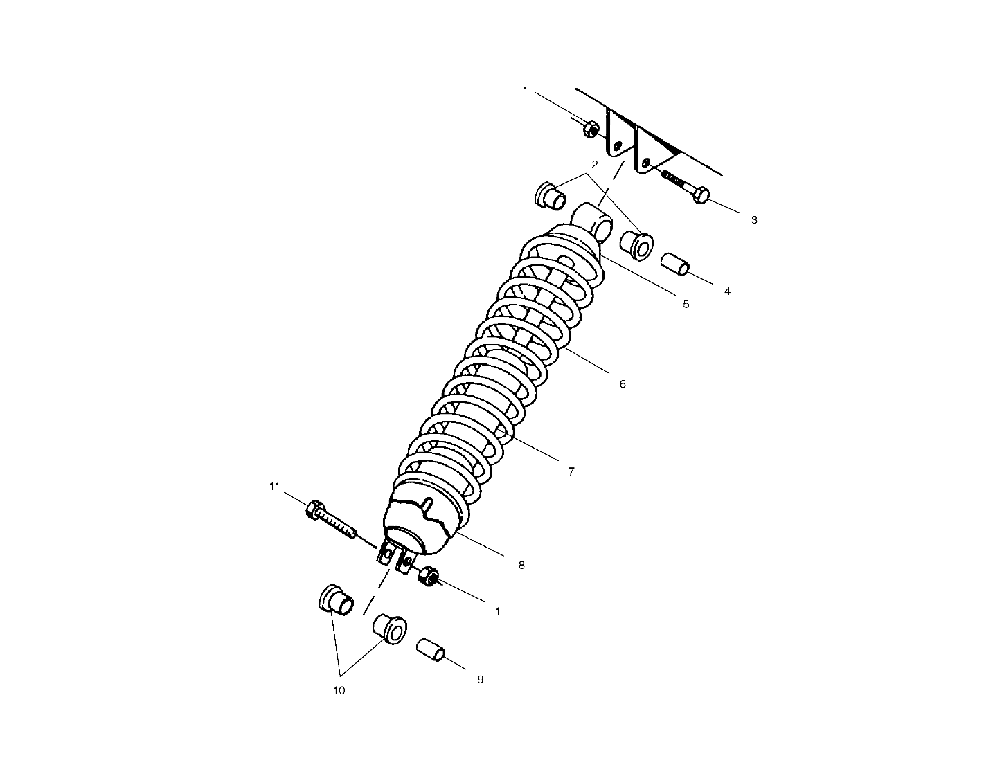 Foto diagrama Polaris que contem a peça 5433213