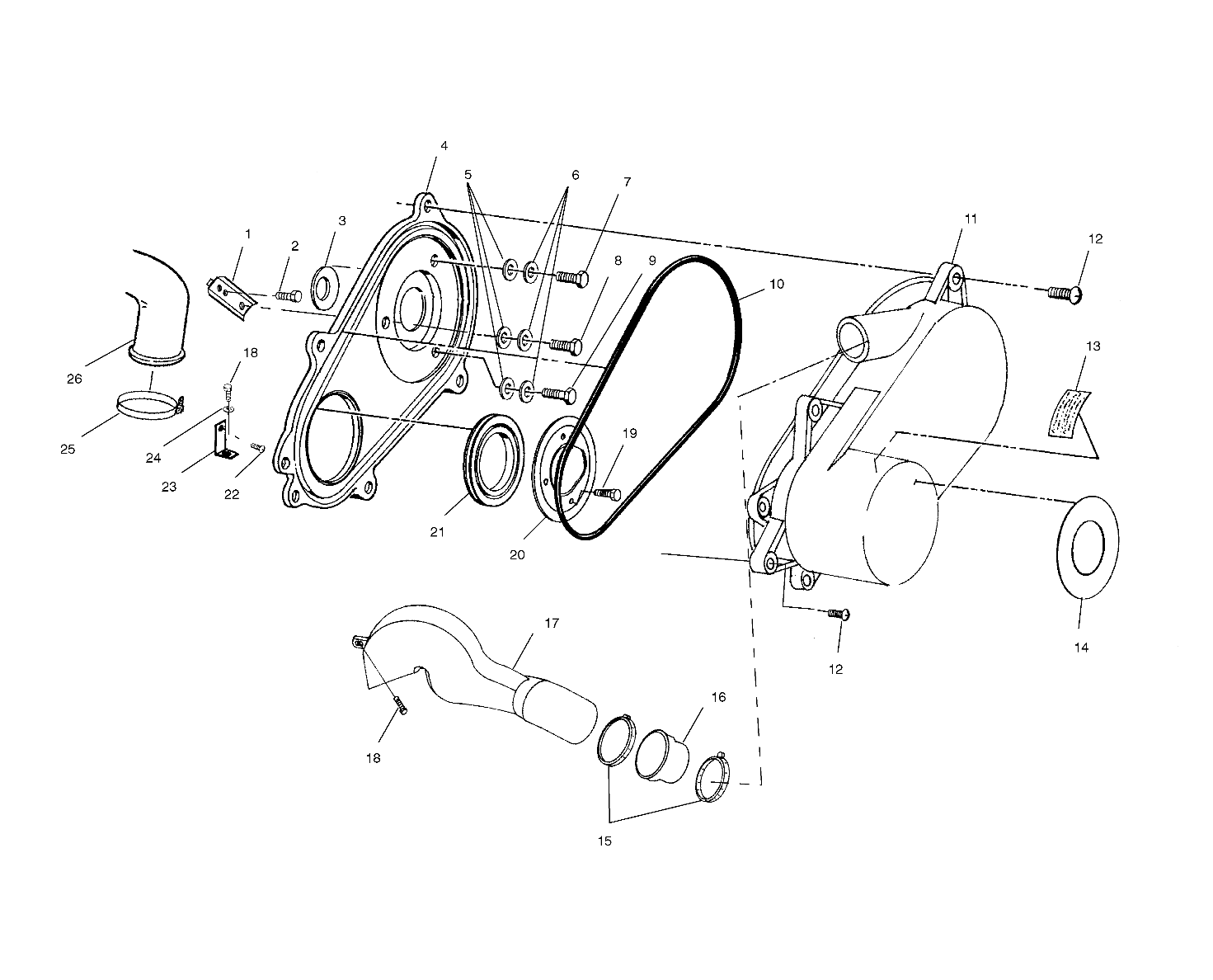 Foto diagrama Polaris que contem a peça 5241156-067