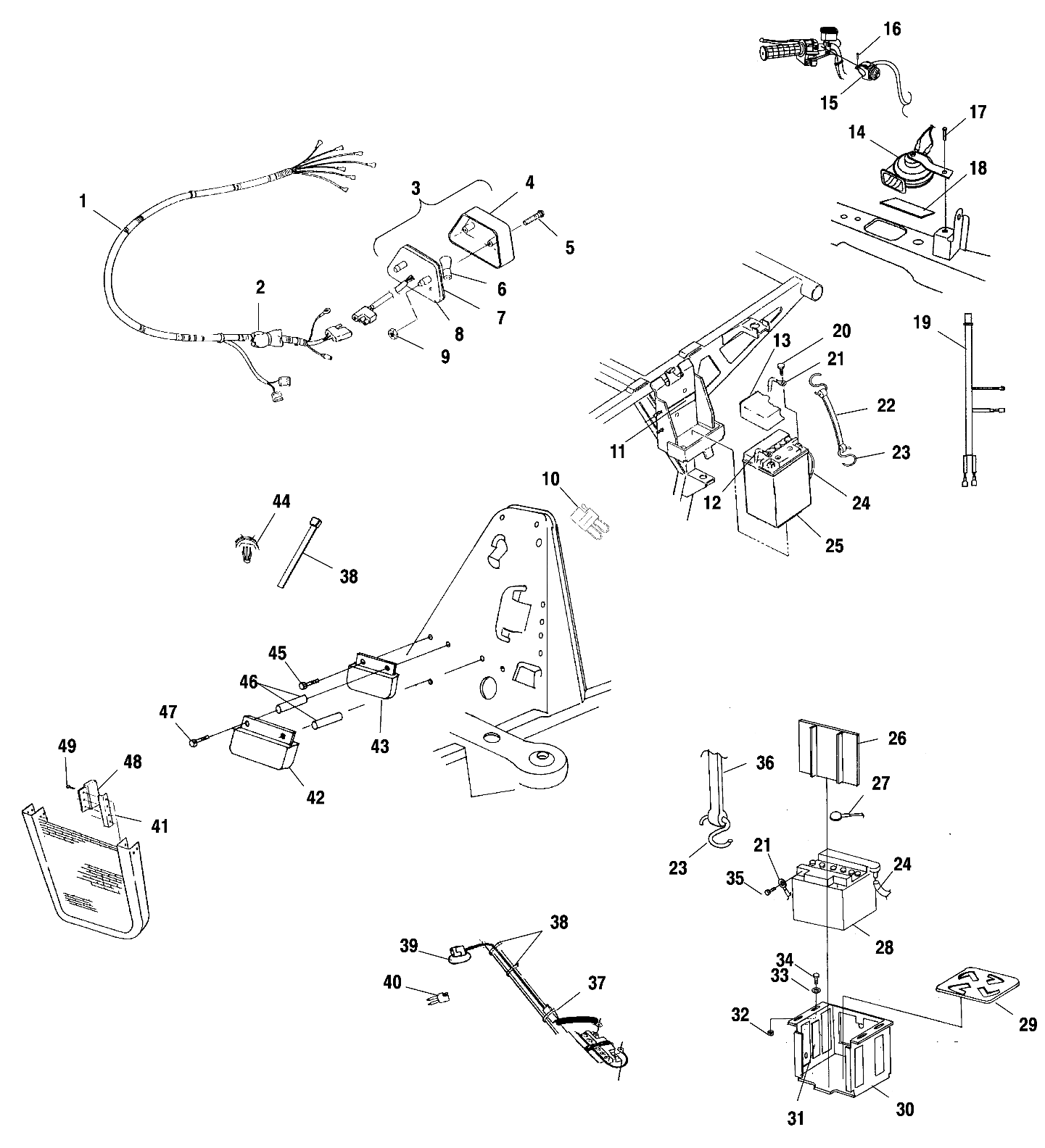 Foto diagrama Polaris que contem a peça 4140012