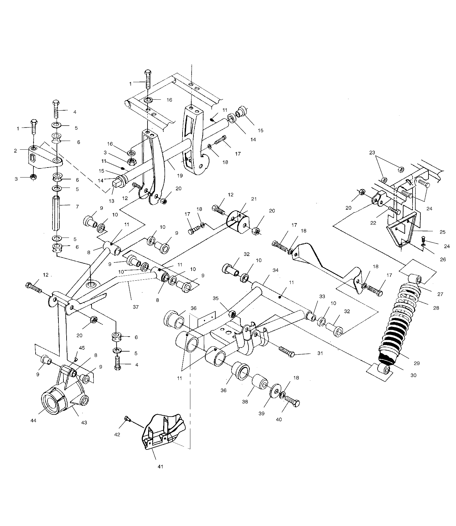 Part Number : 7041959 SHOCK  REAR  RIGHT