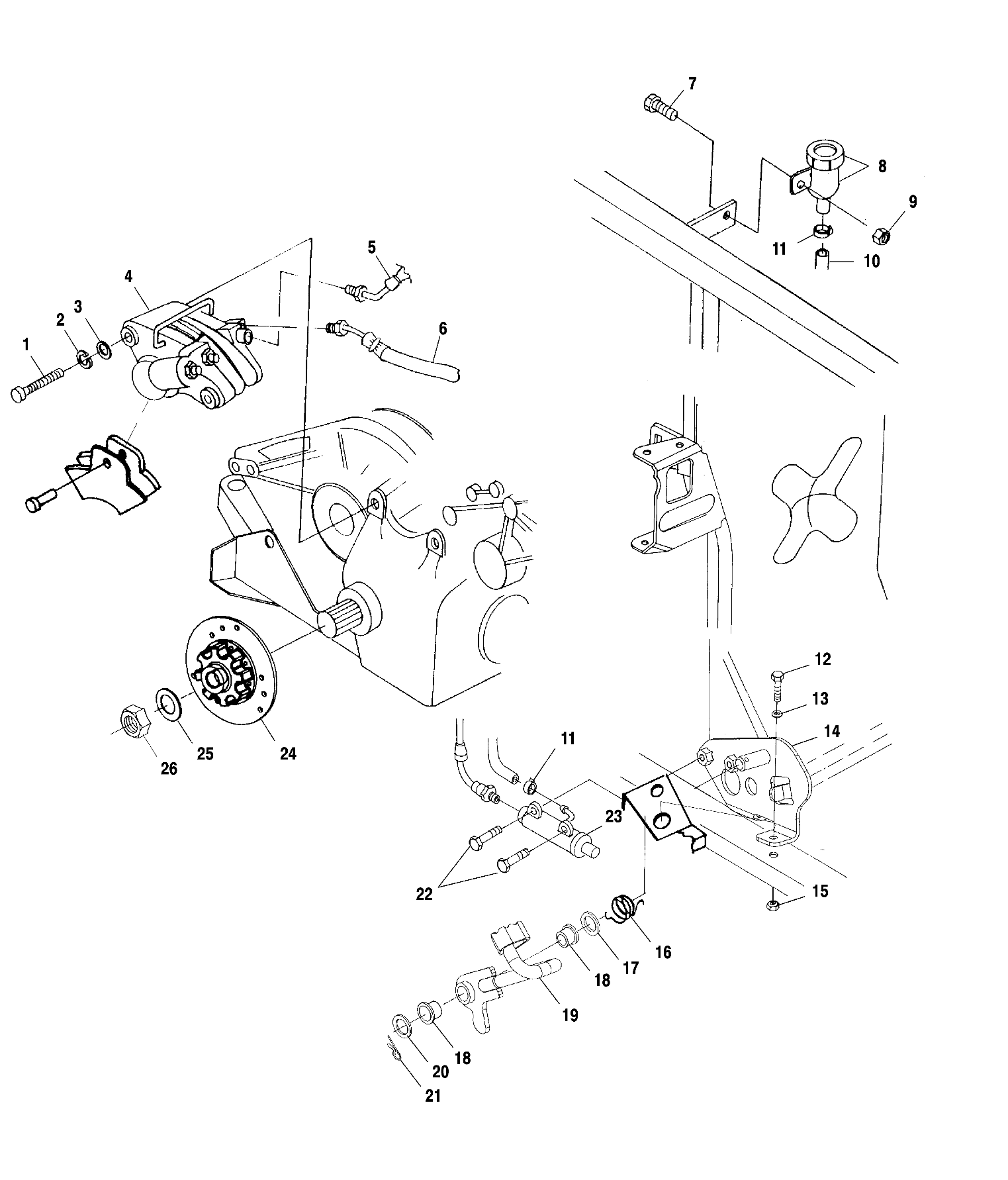 Foto diagrama Polaris que contem a peça 7512111