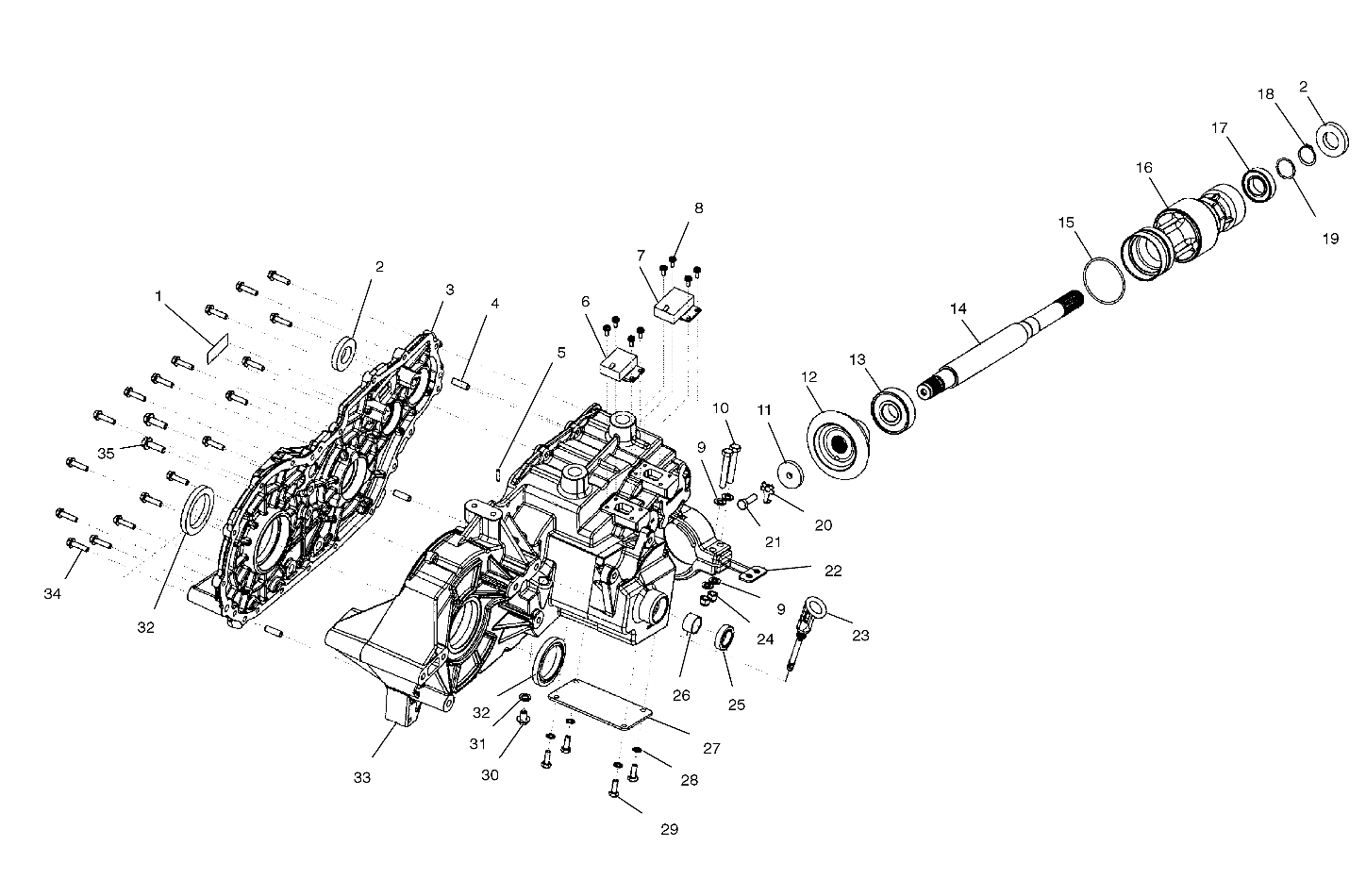 Part Number : 3233778 GEARCASE-LH