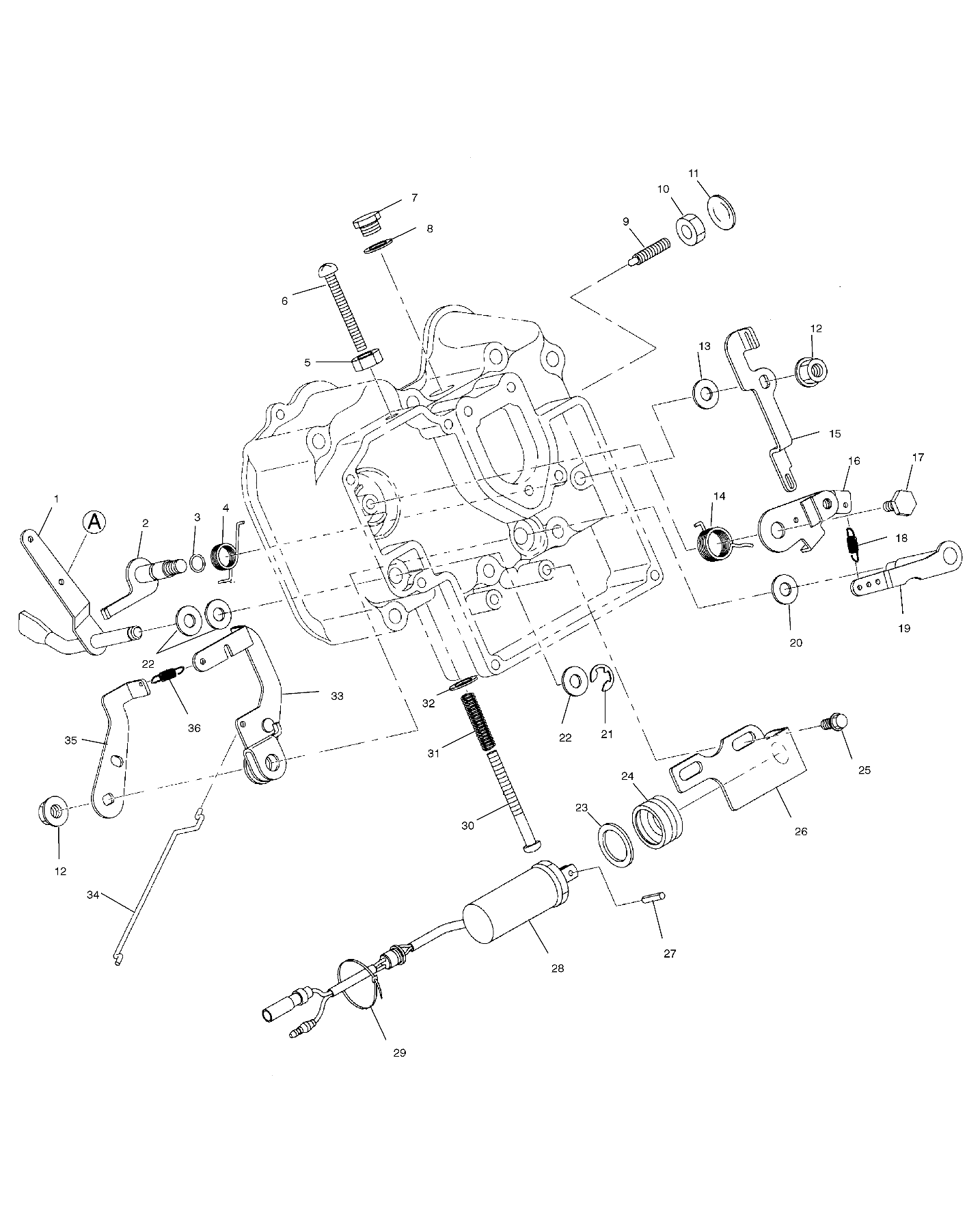 Foto diagrama Polaris que contem a peça 3084823