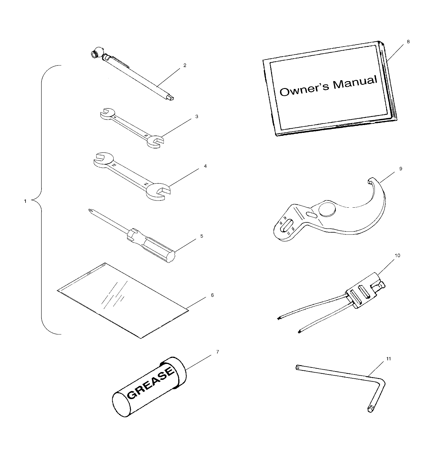 Part Number : 3086098 TOOL KIT ACCS ASM.