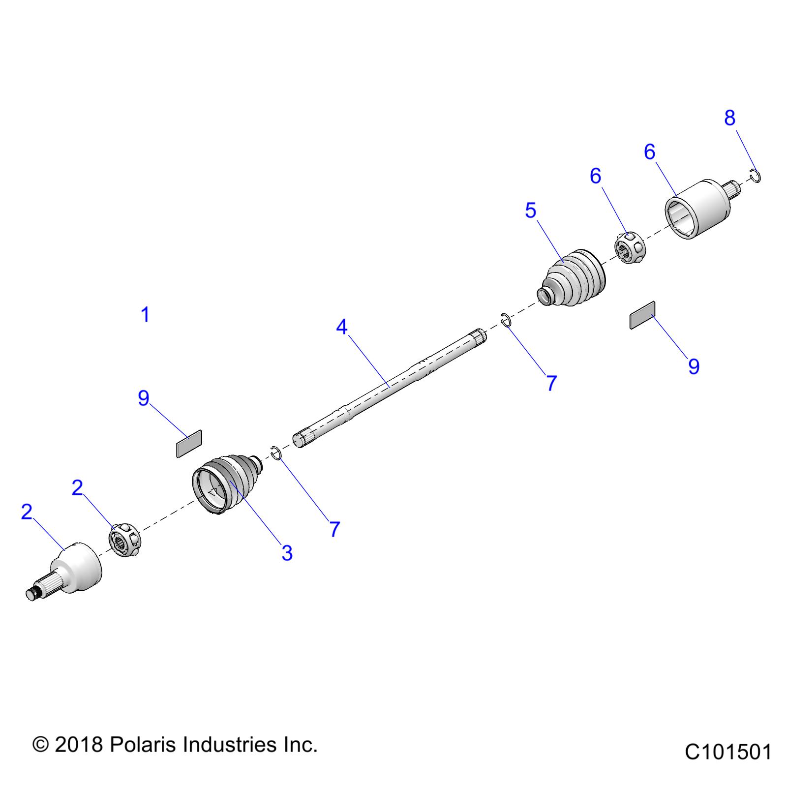 Part Number : 3236446 JOINT-INNER 22T