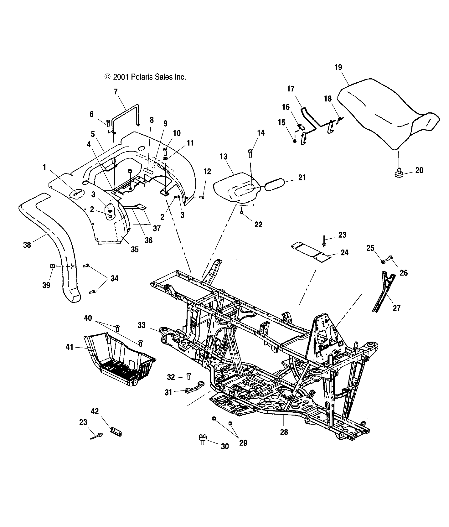 Part Number : 5433929-070 RHT HAND SRVC NYLON FOOTWELL G