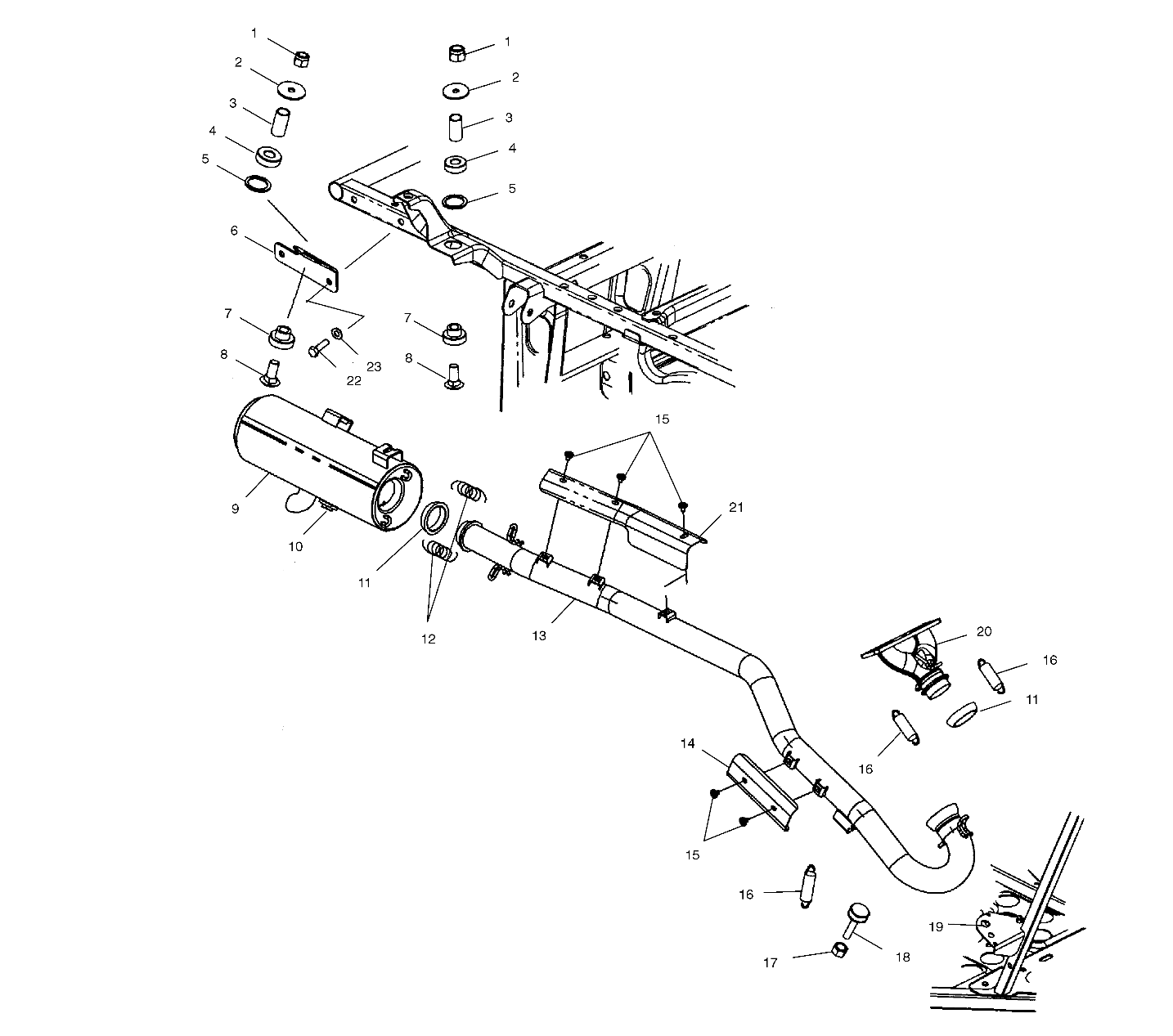 Part Number : 5245502 HEAT SHIELD EXHAUST