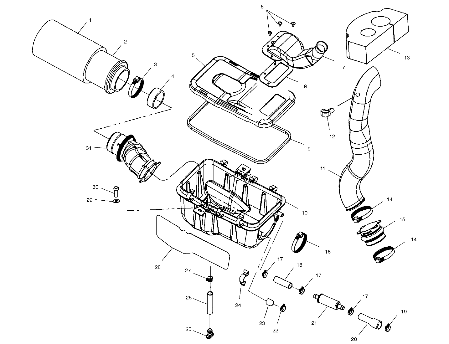 Part Number : 5434044 CLUTCH AIR INLET DUCT