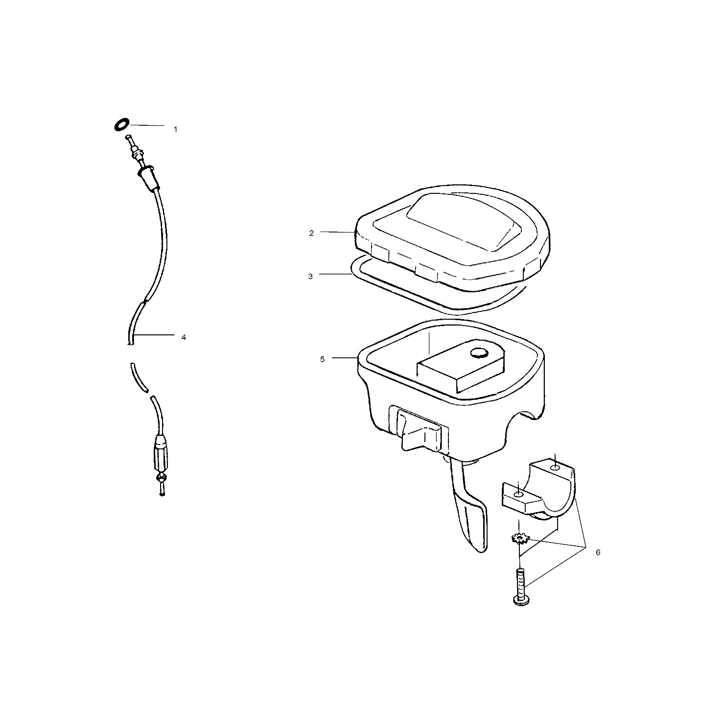 Part Number : 7081025 CABLE-THROTTLE /4 TURN 4 STK