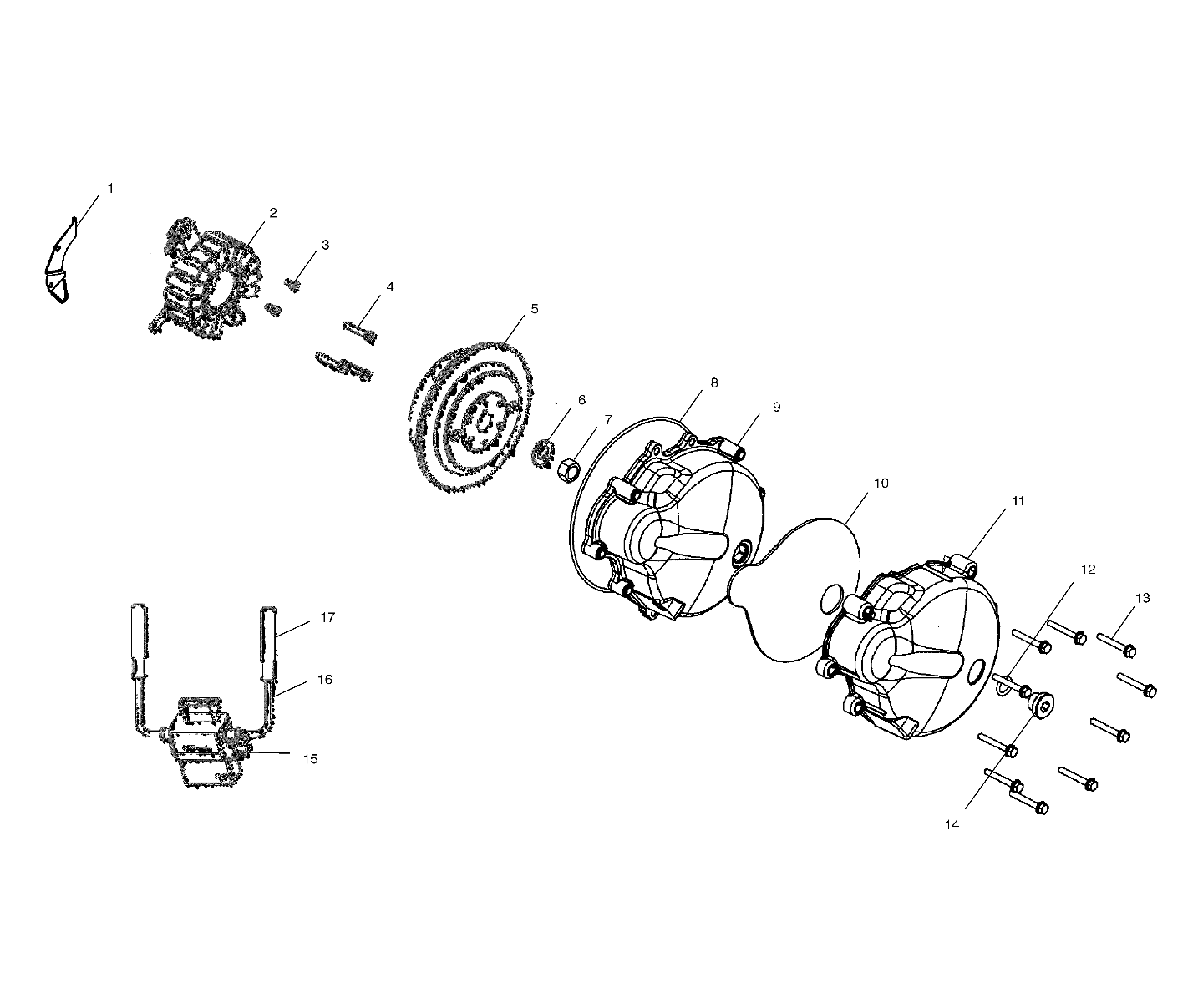 Part Number : 5245364 STATOR-BRACKET WIRE-HOLD-DOWN