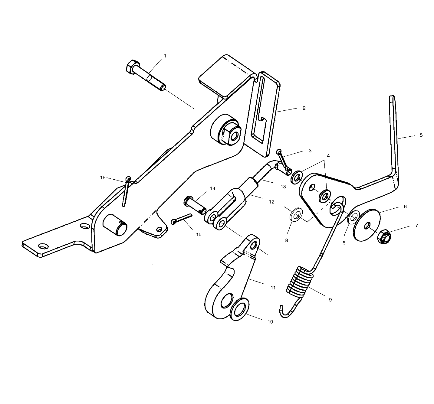 Foto diagrama Polaris que contem a peça 5242749