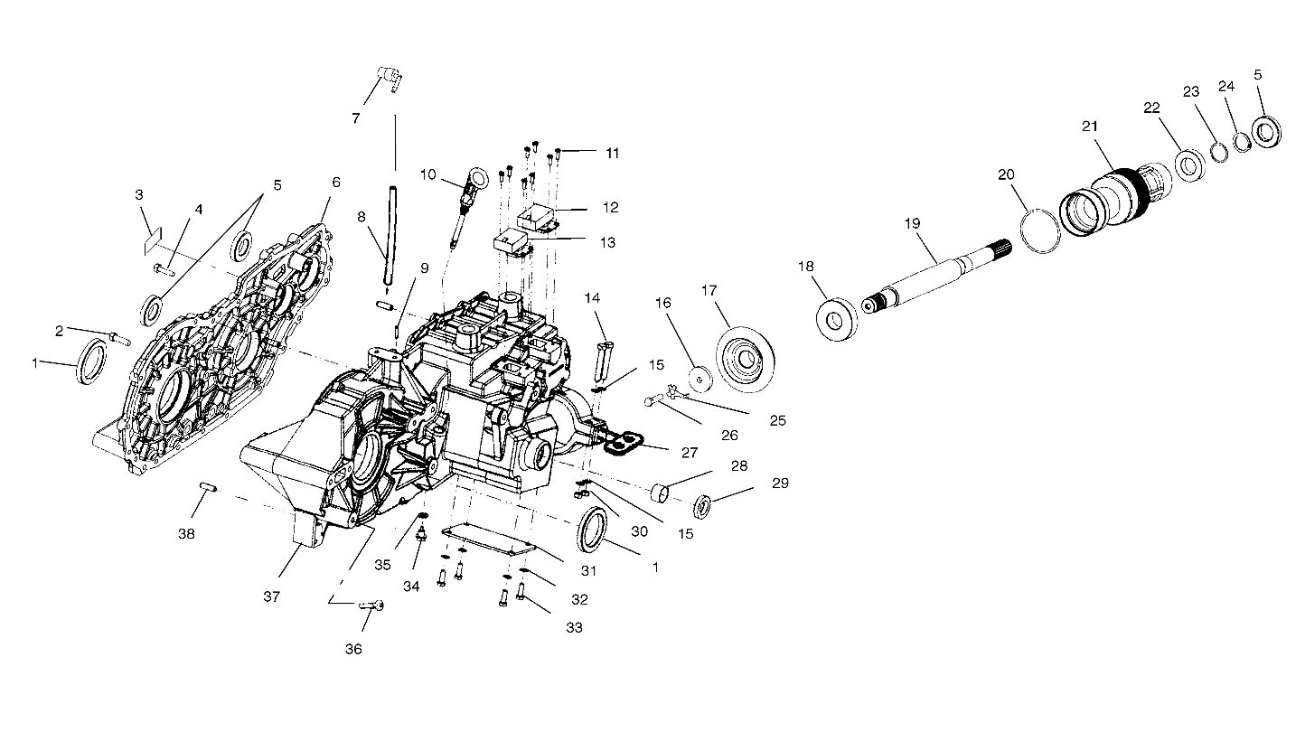 Foto diagrama Polaris que contem a peça 7052095