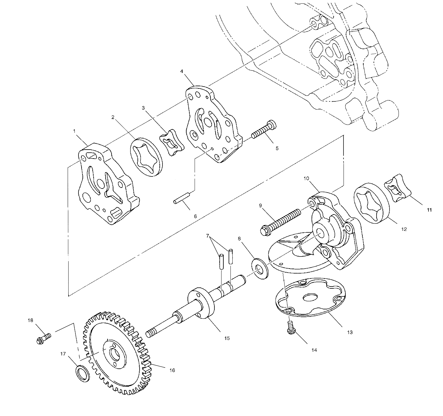 Part Number : 3087173 PUMP-GEAR 2