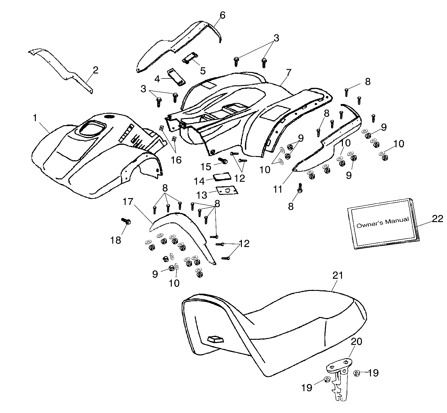 Part Number : 0450622 BOLT-PHILLIPS(10)