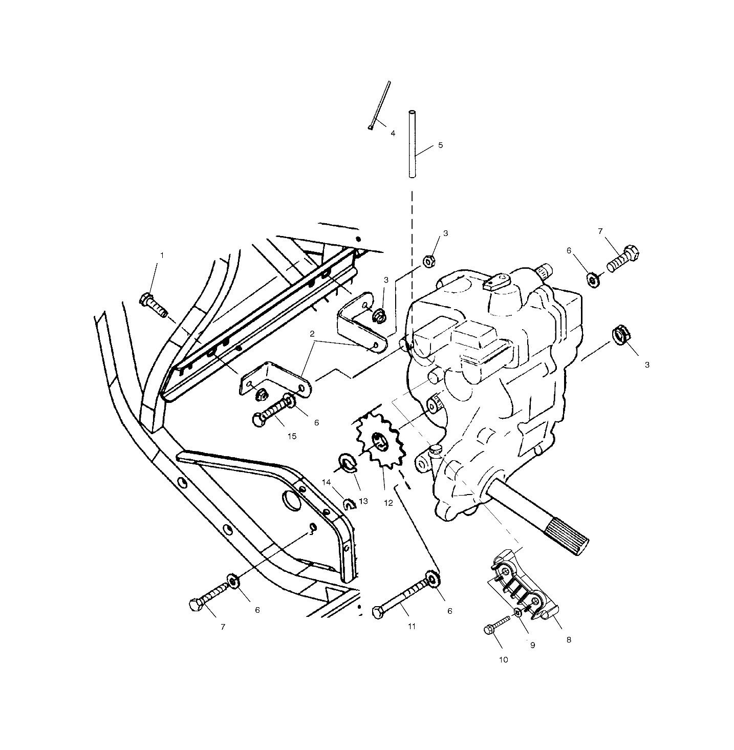 Foto diagrama Polaris que contem a peça 5433109