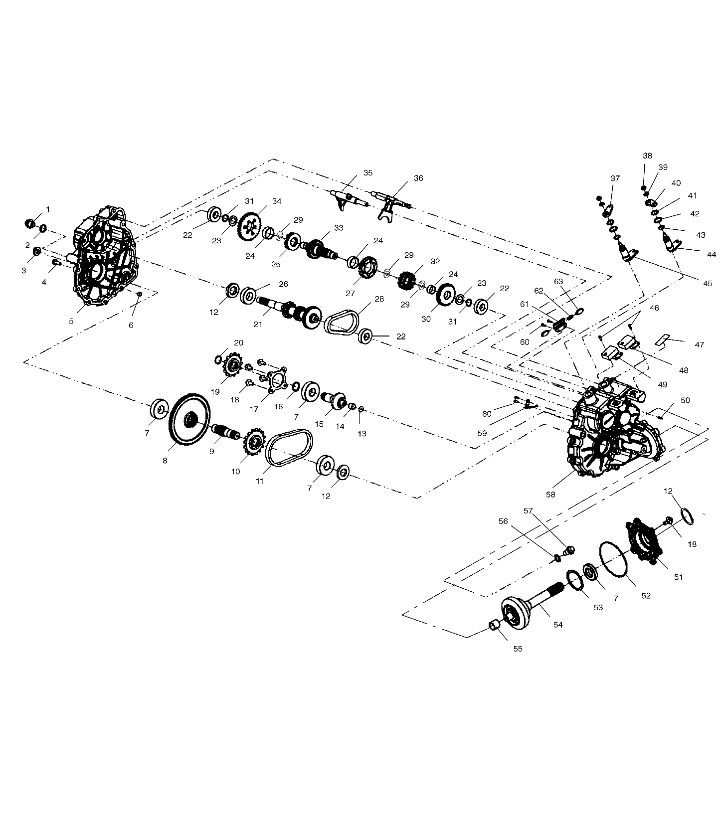 Foto diagrama Polaris que contem a peça 3233033