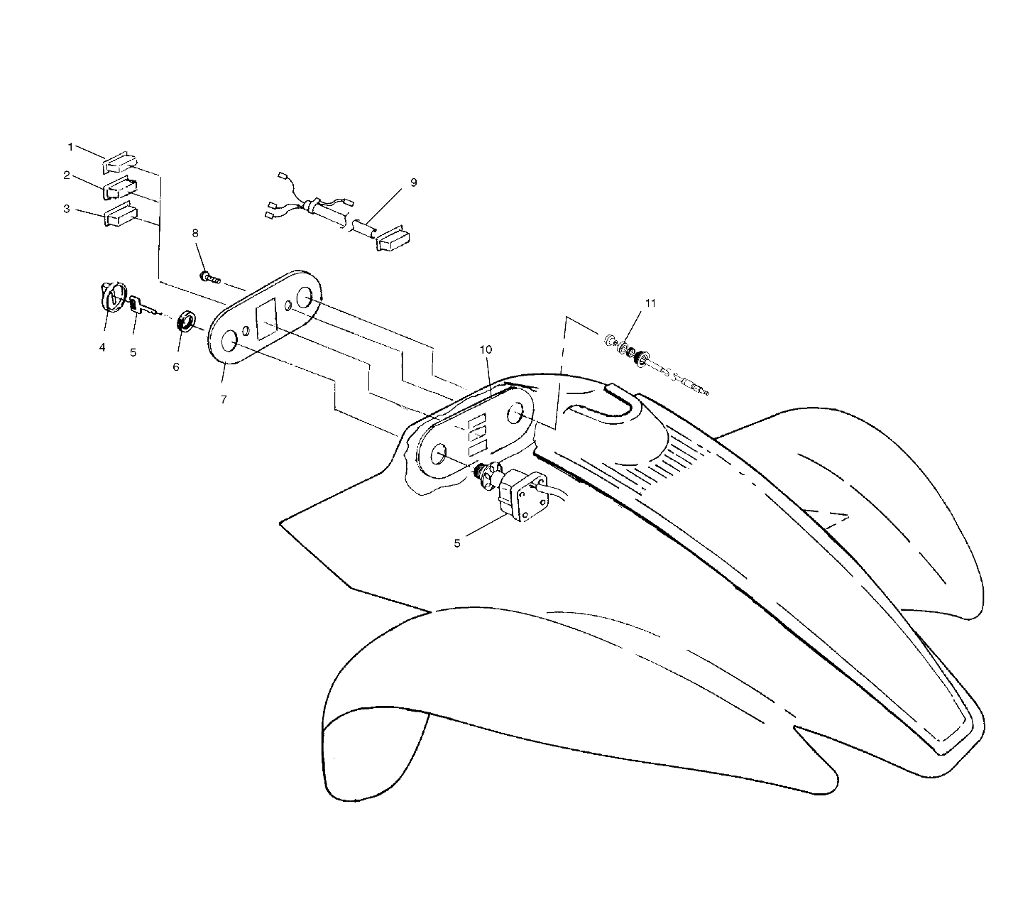 Foto diagrama Polaris que contem a peça 2460664