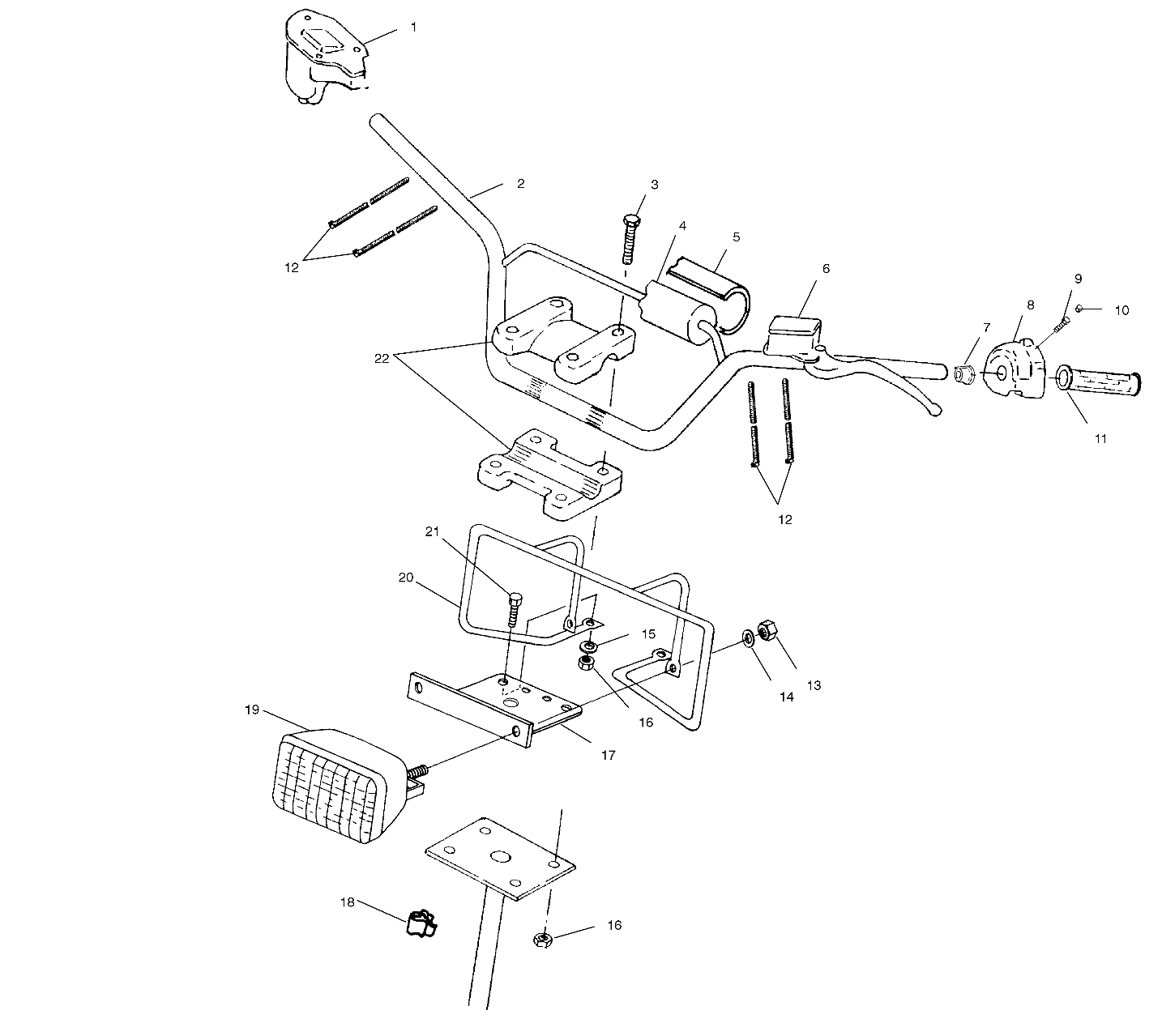 Foto diagrama Polaris que contem a peça 5432926