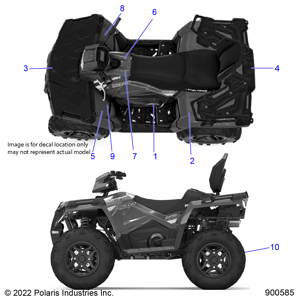 Part Number : 7180088 DECAL-WARN CLUTCH COVER