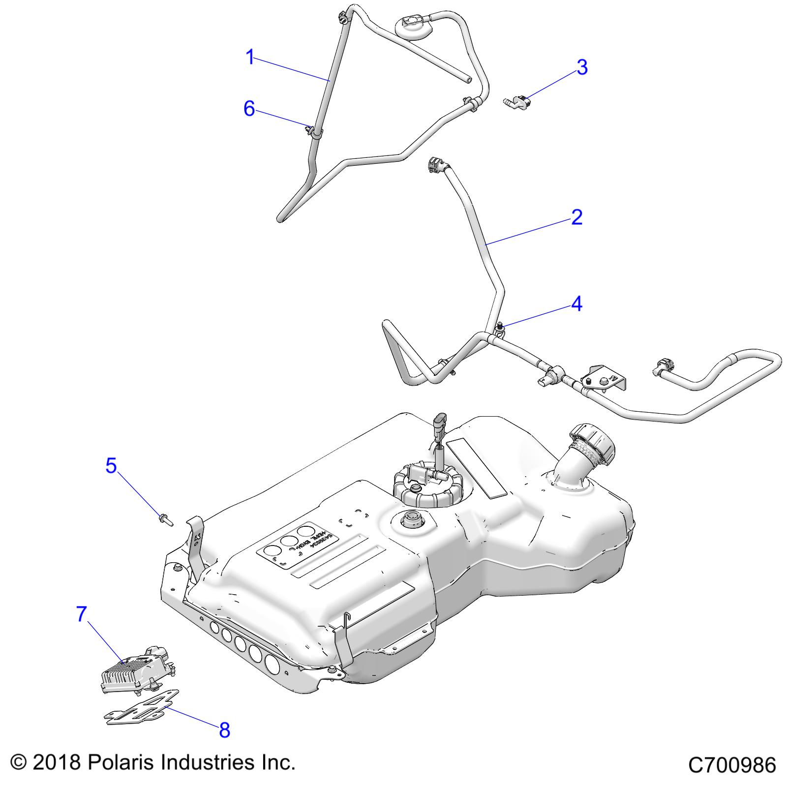 Part Number : 2521749 VENT LINE ASSEMBLY  180 CM