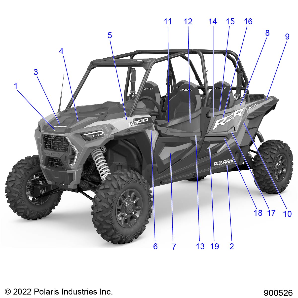 Part Number : 7197448 DECAL-RR.DOOR UPR BTM RH