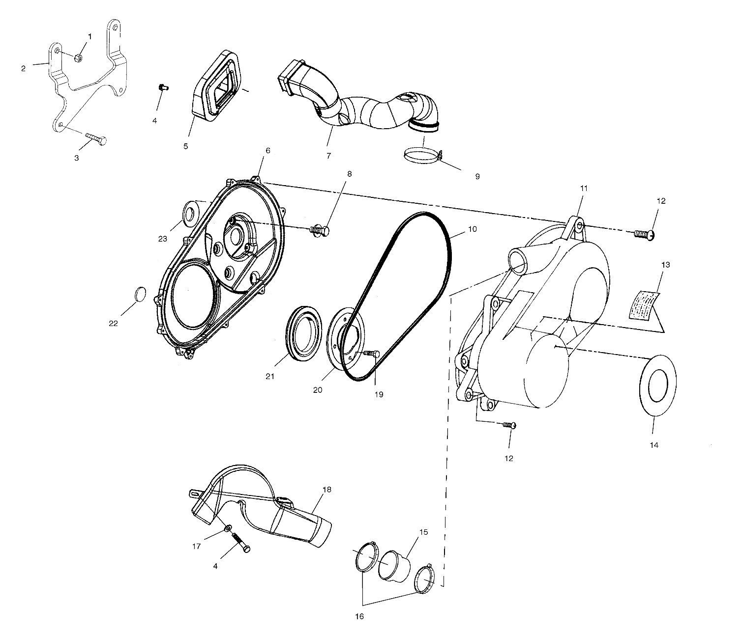 Part Number : 5434401 DUCT-INLET CDS