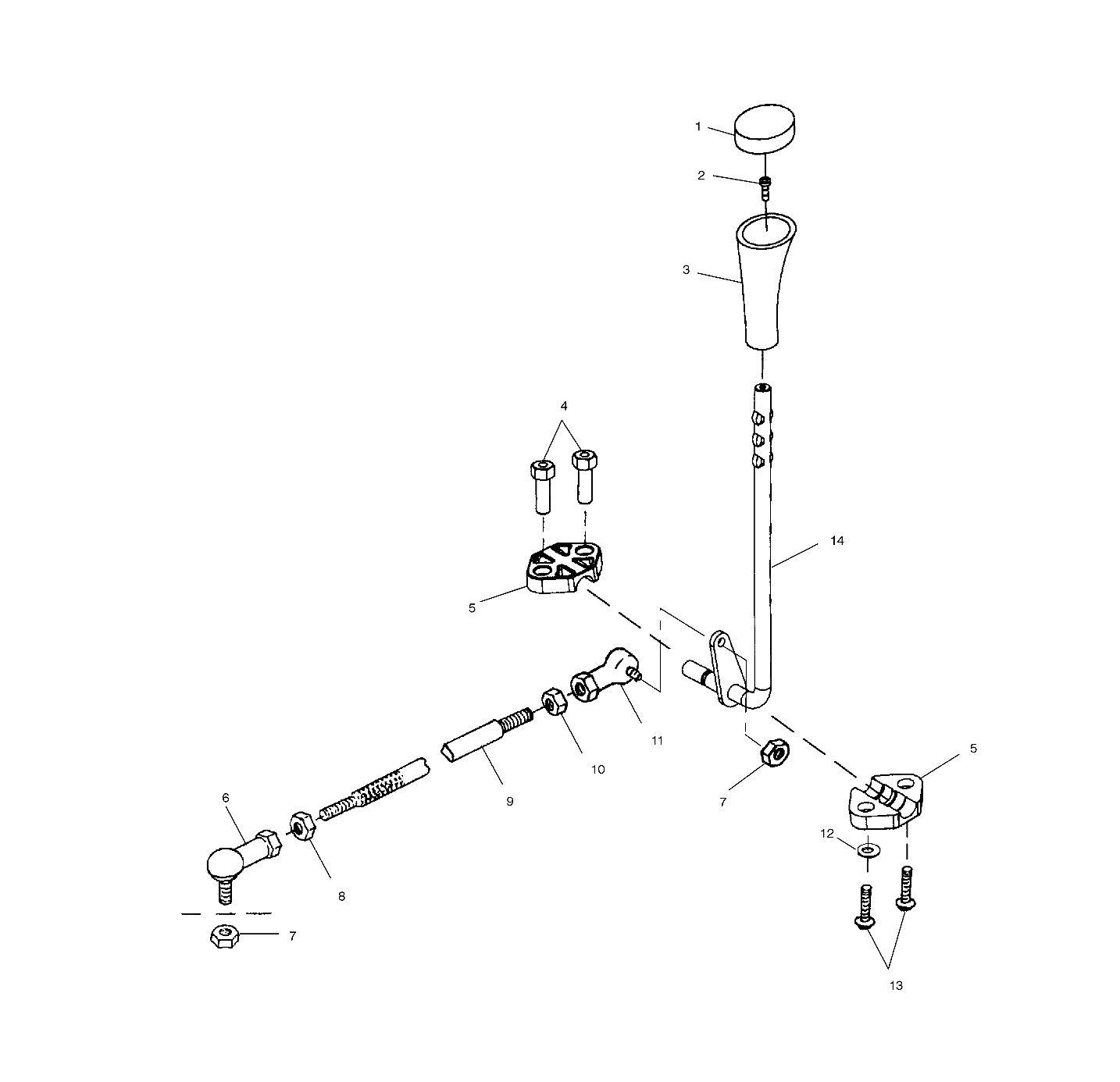 Part Number : 1821205 SHIFT LINKAGE ASSEMBLY  15.0 I