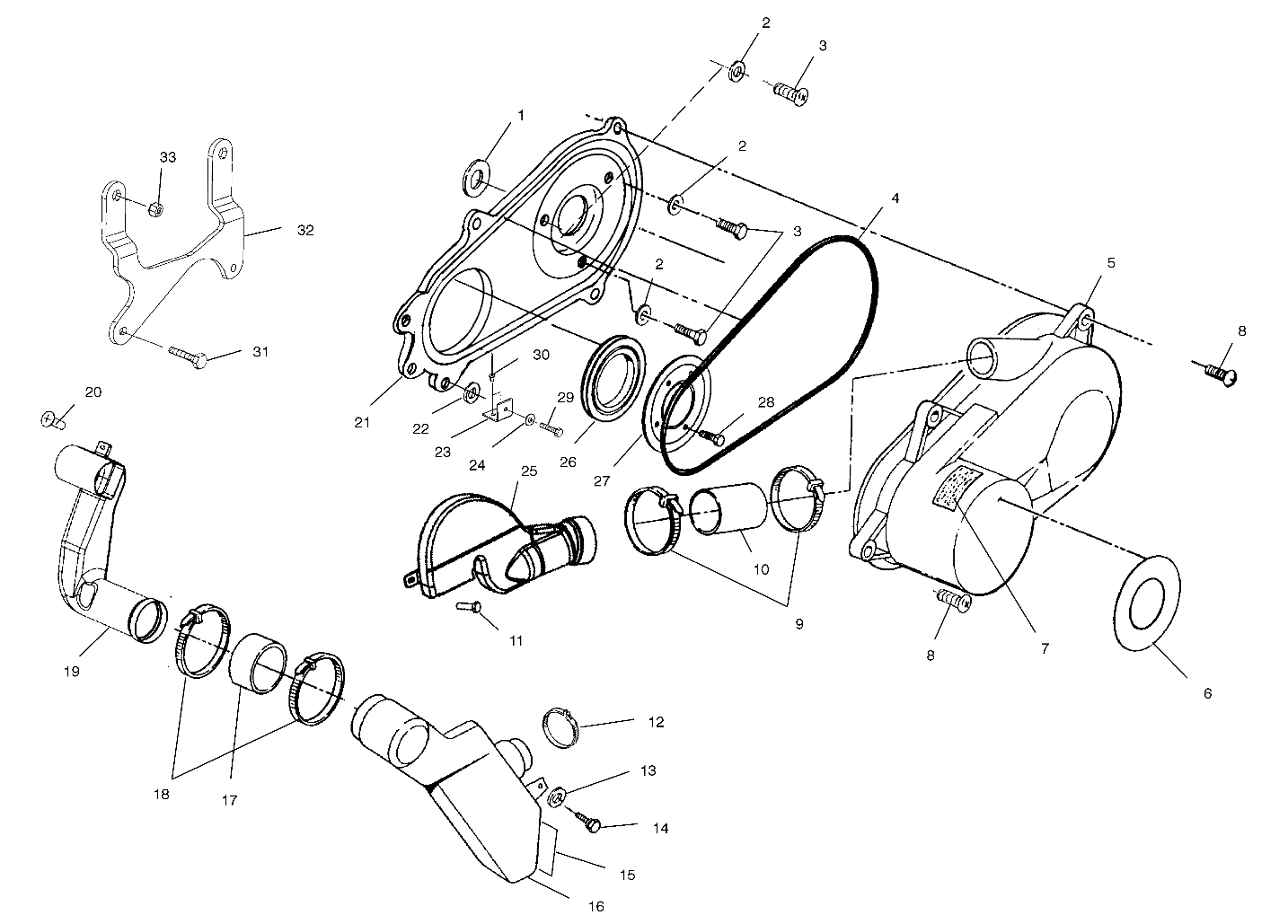 Foto diagrama Polaris que contem a peça 2200792