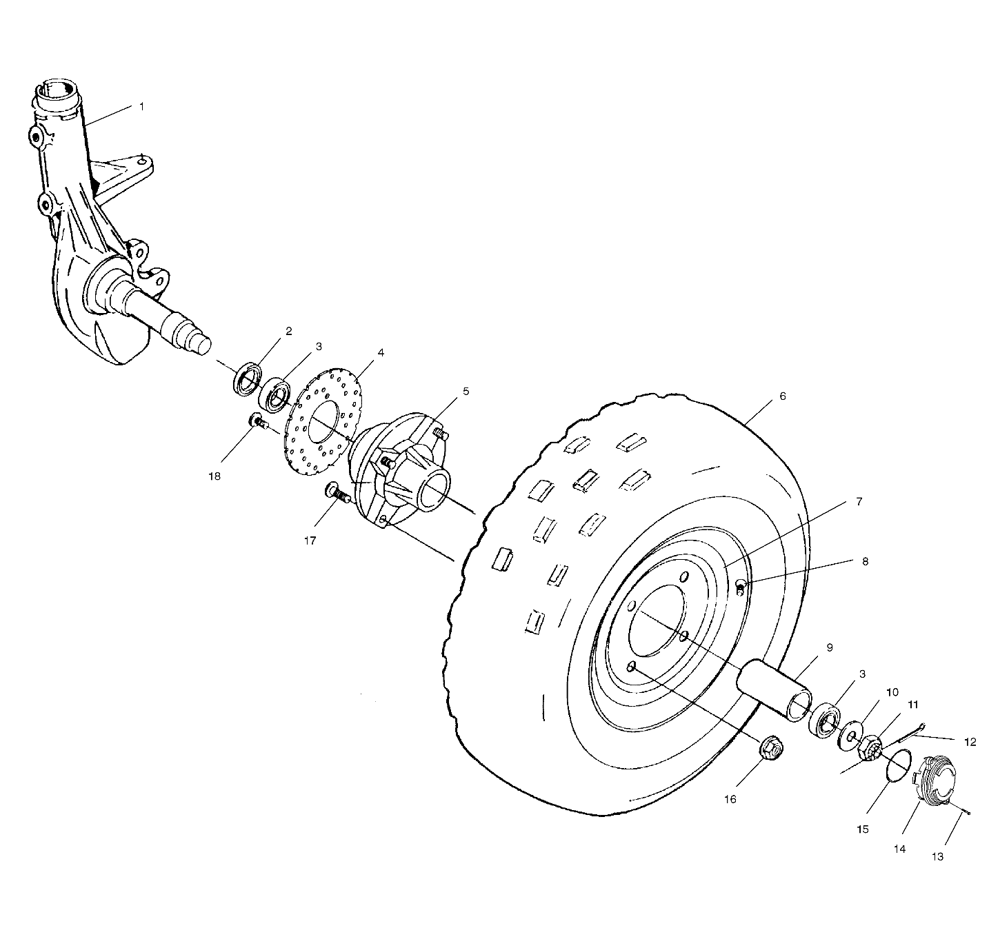 Foto diagrama Polaris que contem a peça 5411264