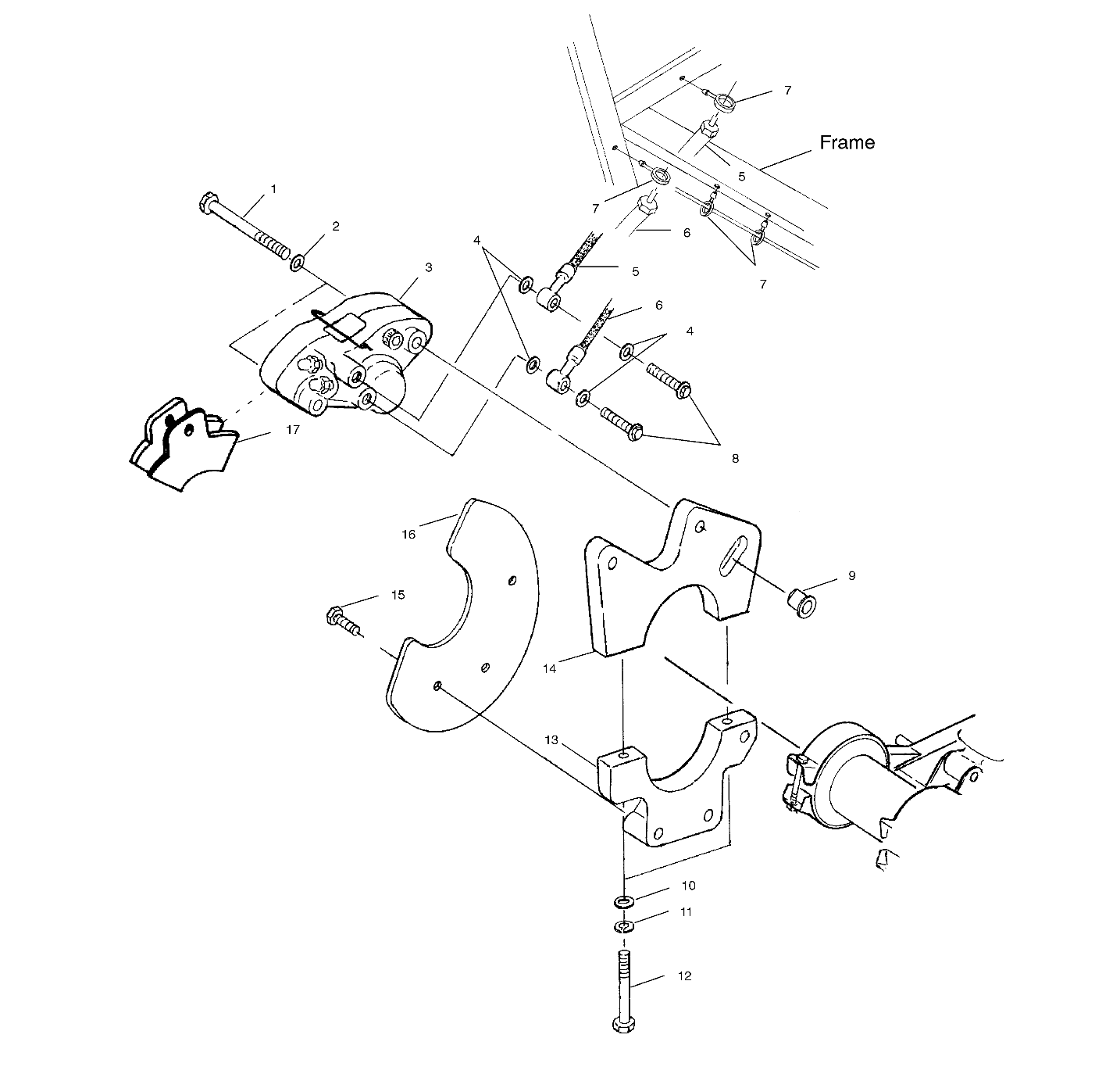 Foto diagrama Polaris que contem a peça 1910449