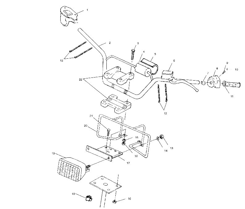 HANDLEBAR/HEADLIGHT